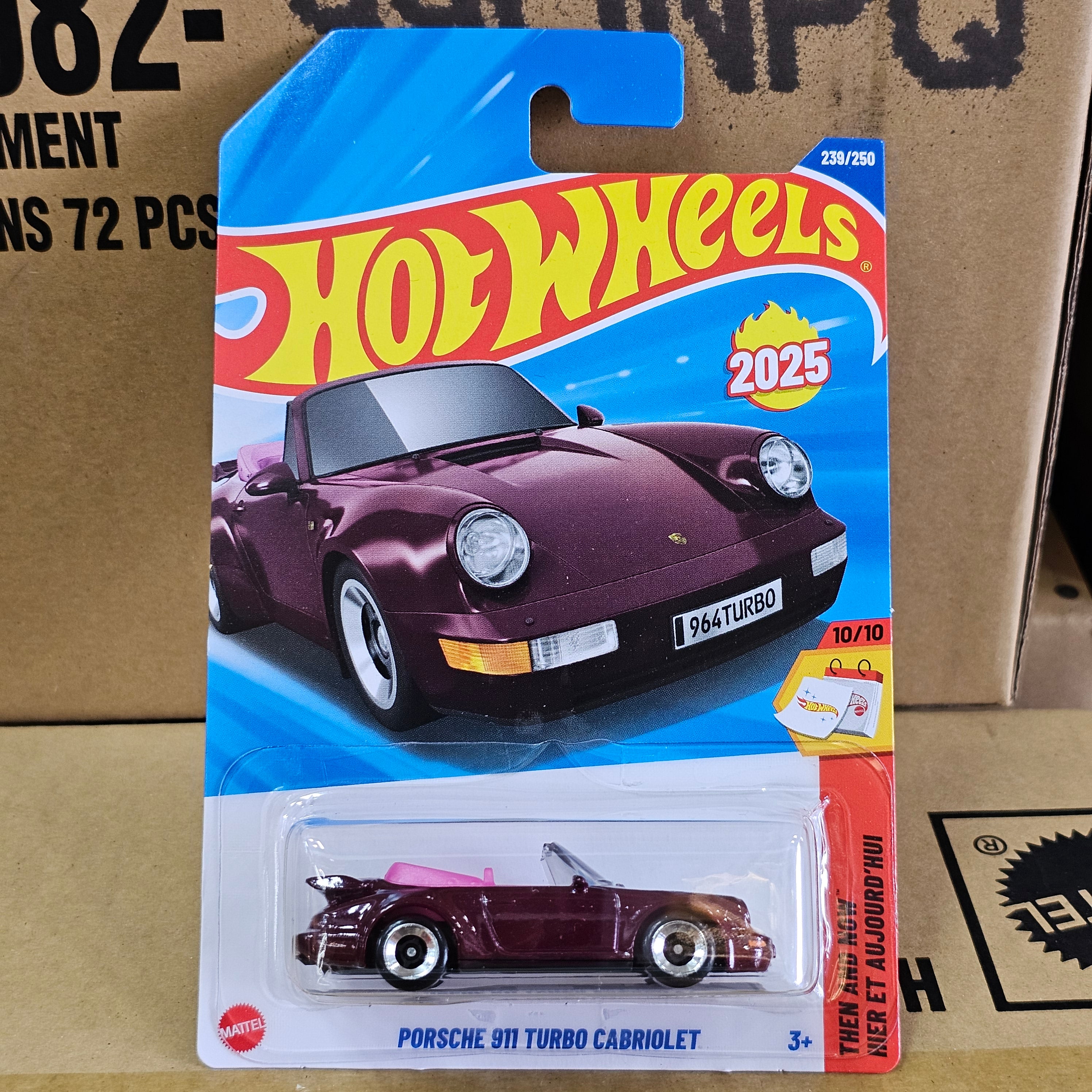HOT WHEELS PORSCHE 911 TURBO CABRIOLET CASE P 2025 MAINLINE