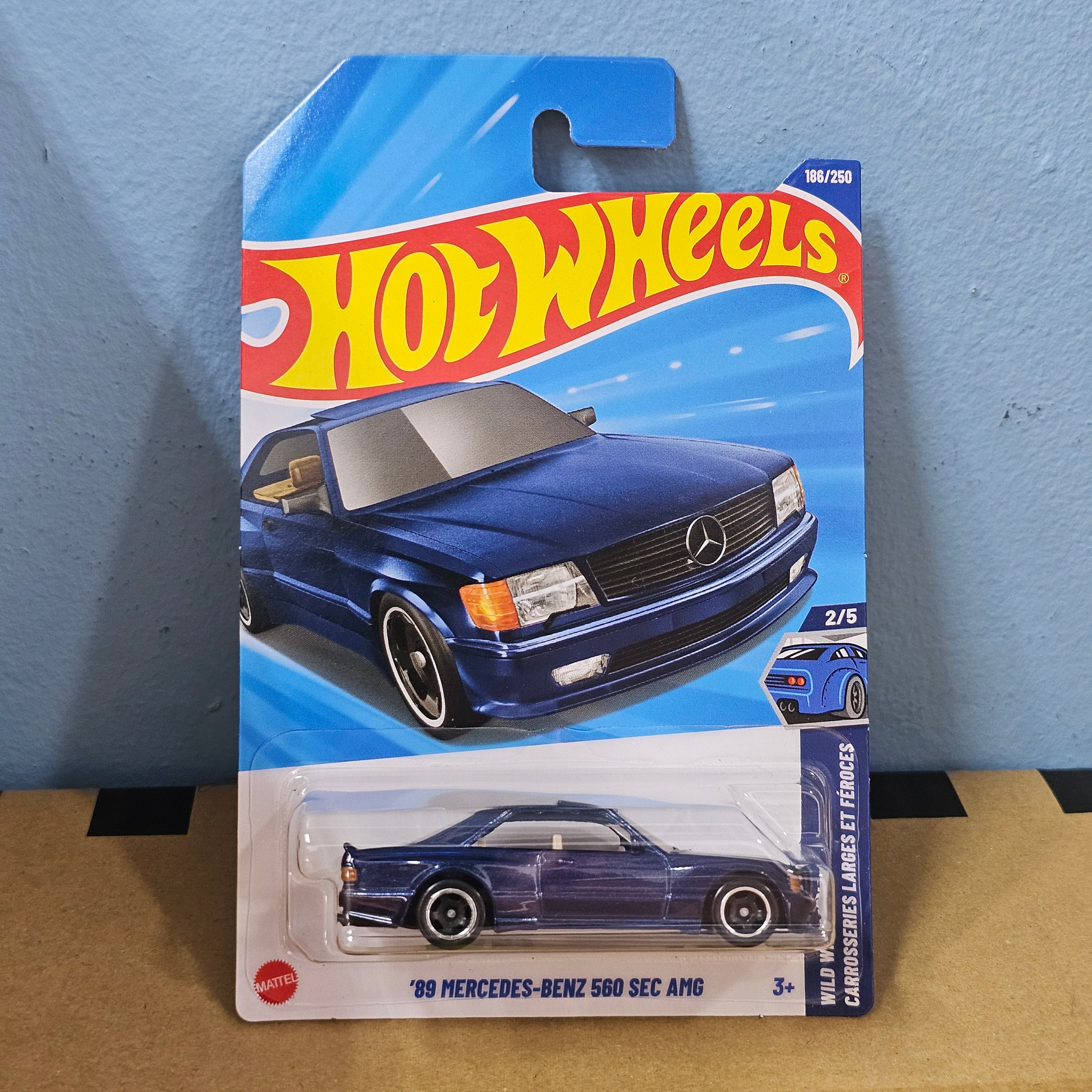 HOT WHEELS '89 MERCEDES-BENZ 560 SEC AMG CASE P 2025 MAINLINE