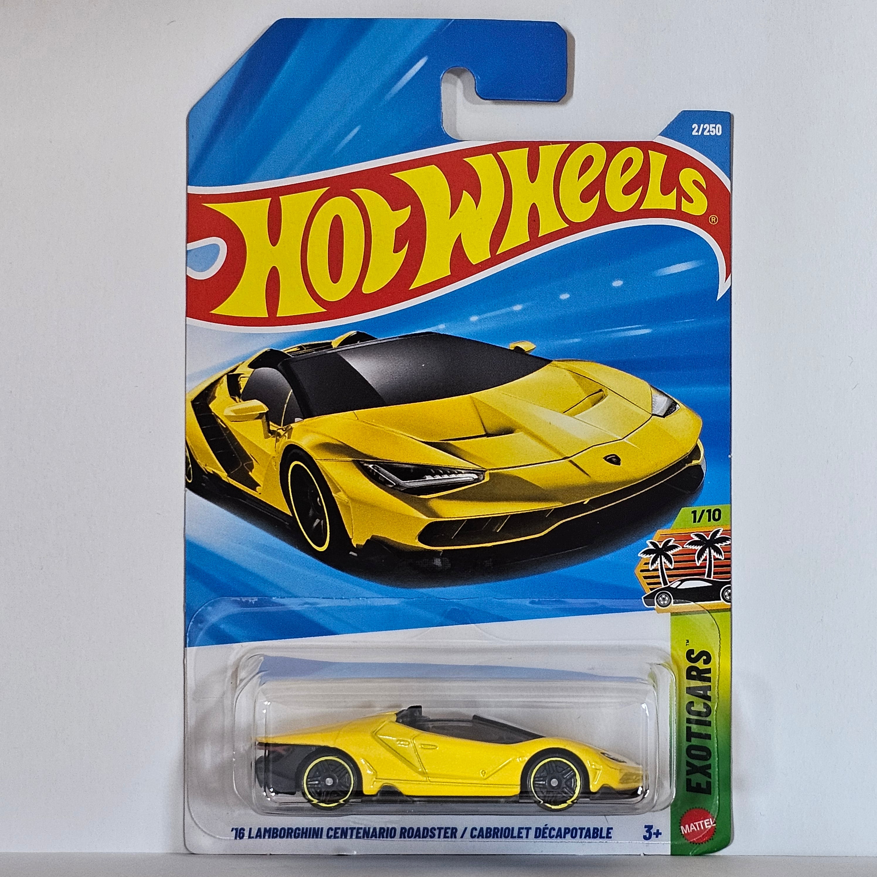 HOT WHEELS '16 LAMBORGHINI CENTENARIO ROADSTER / CABRIOLET DÉCAPOTABLE CASE A 2026 MAINLINE