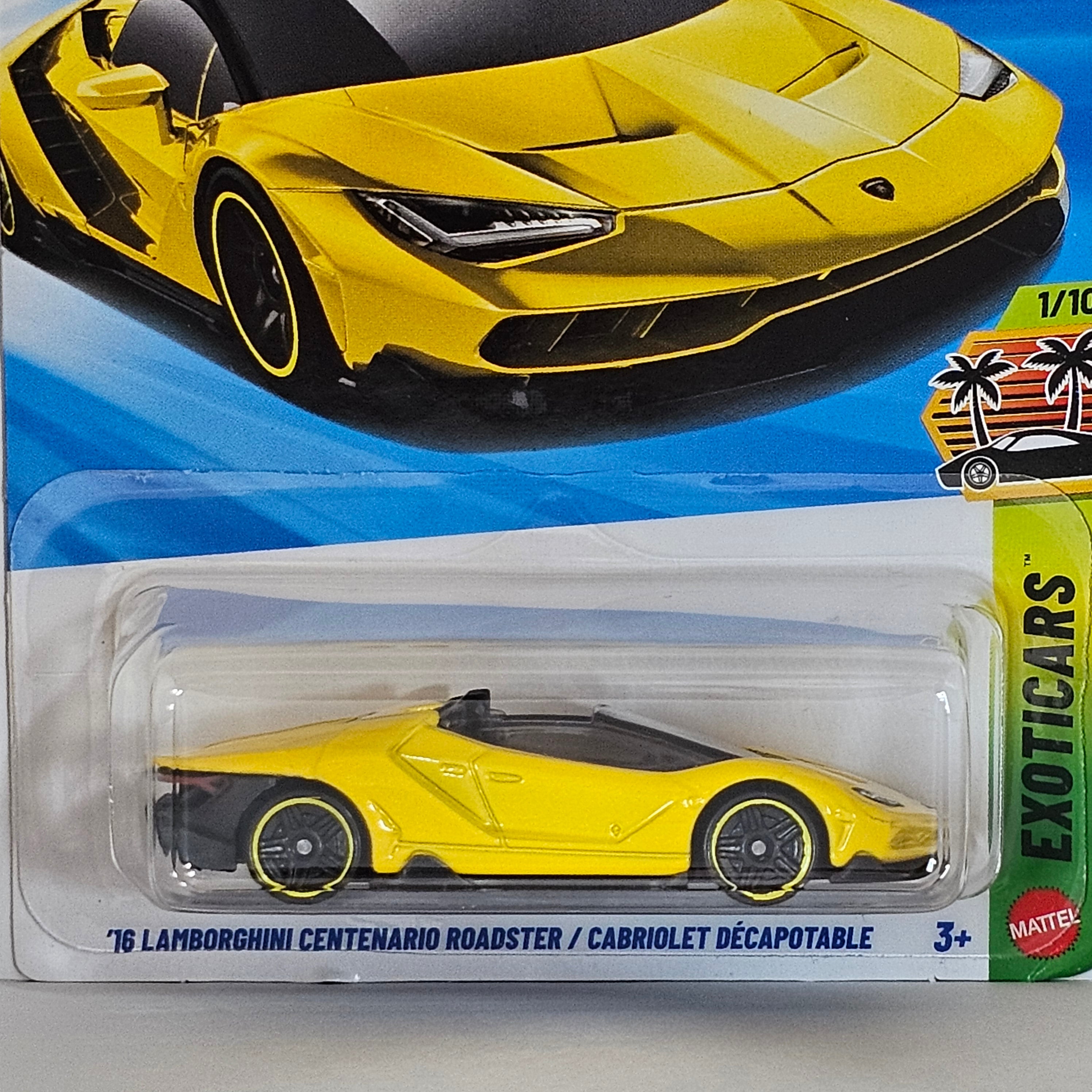 HOT WHEELS '16 LAMBORGHINI CENTENARIO ROADSTER / CABRIOLET DÉCAPOTABLE CASE A 2026 MAINLINE
