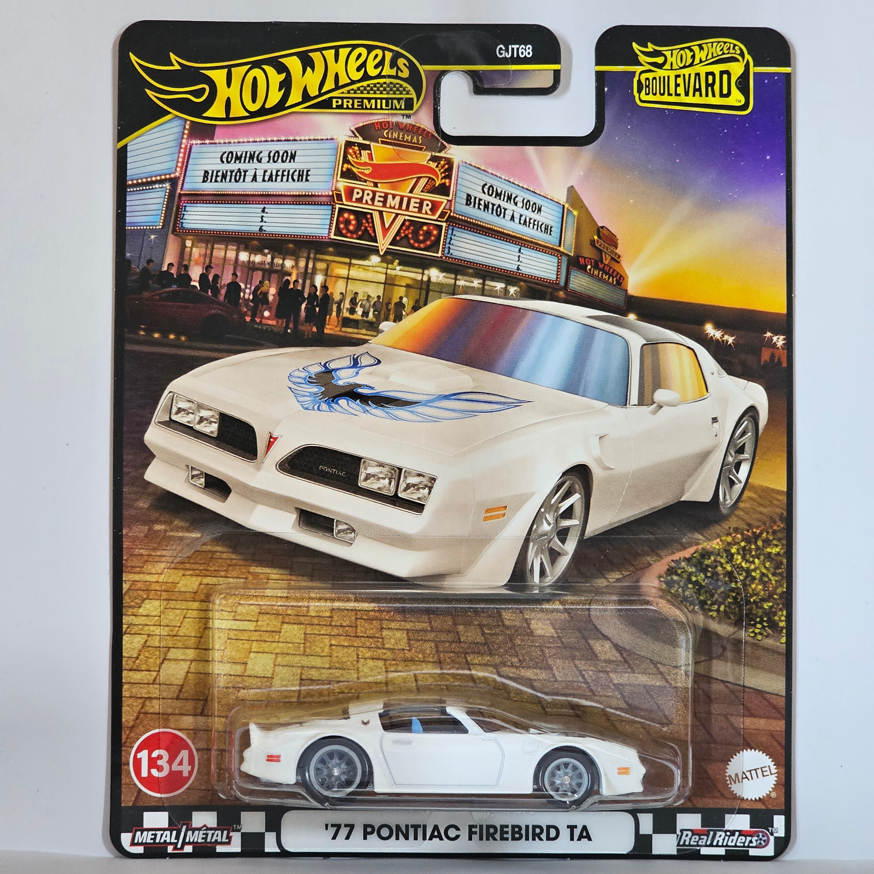 HOT WHEELS PREMIUM '77 PONTIAC FIREBIRD TA 2025 BOULEVARD 134 MIX 4D