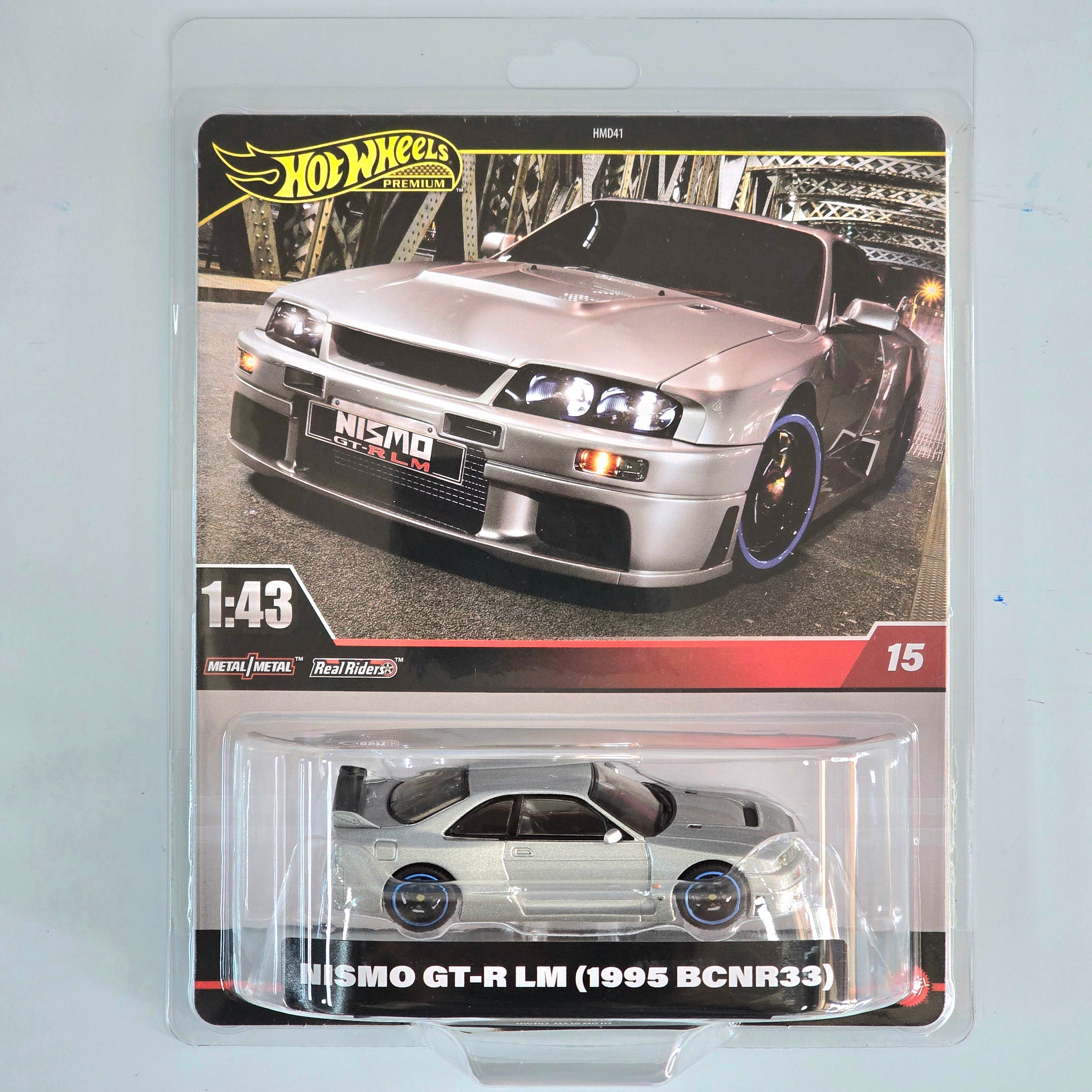 HOT WHEELS PREMIUM SCALE 1:43 COMBO 3 PCS NISSAN SKYLINE GT-R R33 NISMO + TOYOTA 4RUNNER + MCLAREN F1 GTR