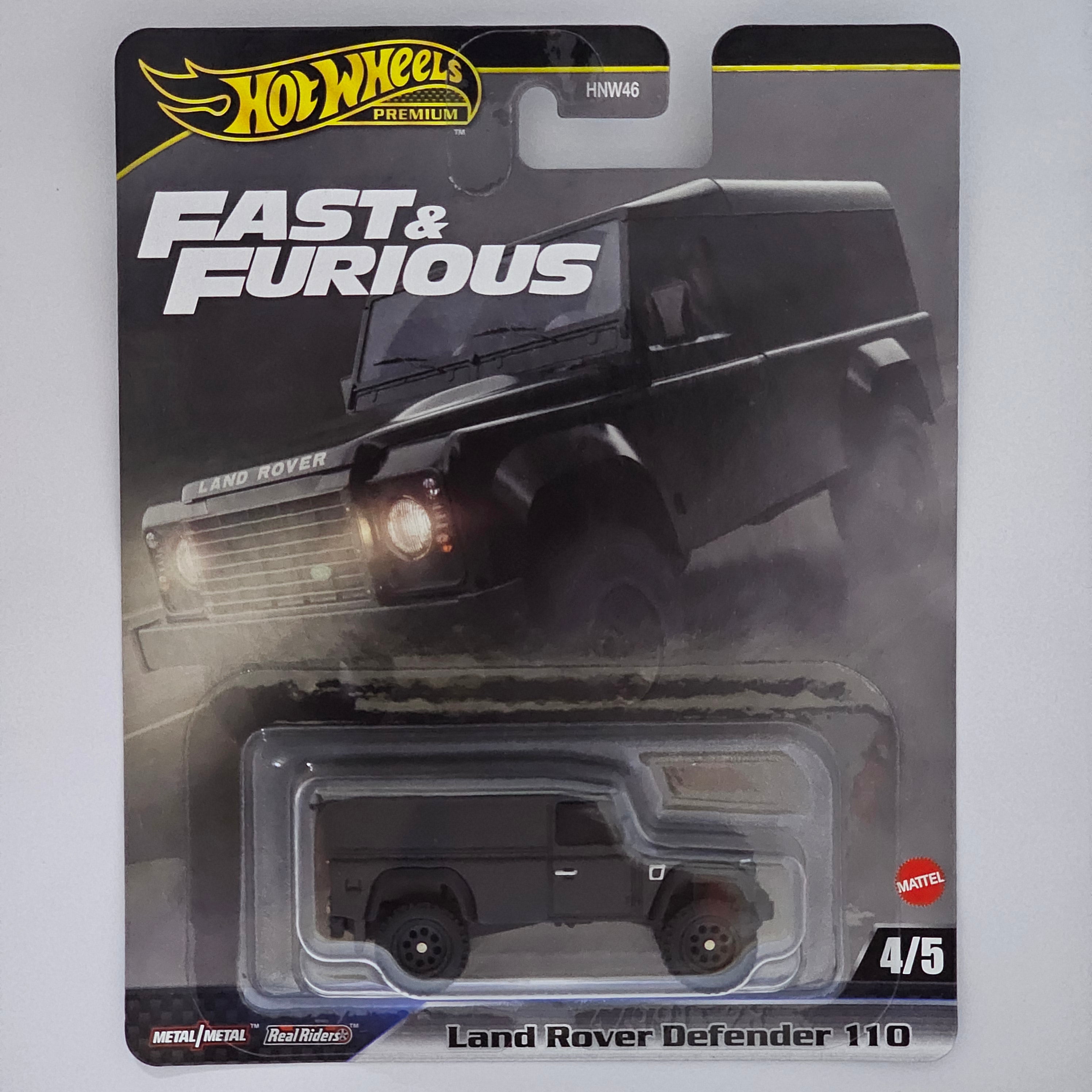 HOT WHEELS PREMIUM LAND ROVER DEFENDER 110 FAST AND FURIOUS THE FATE OF THE FURIUOS