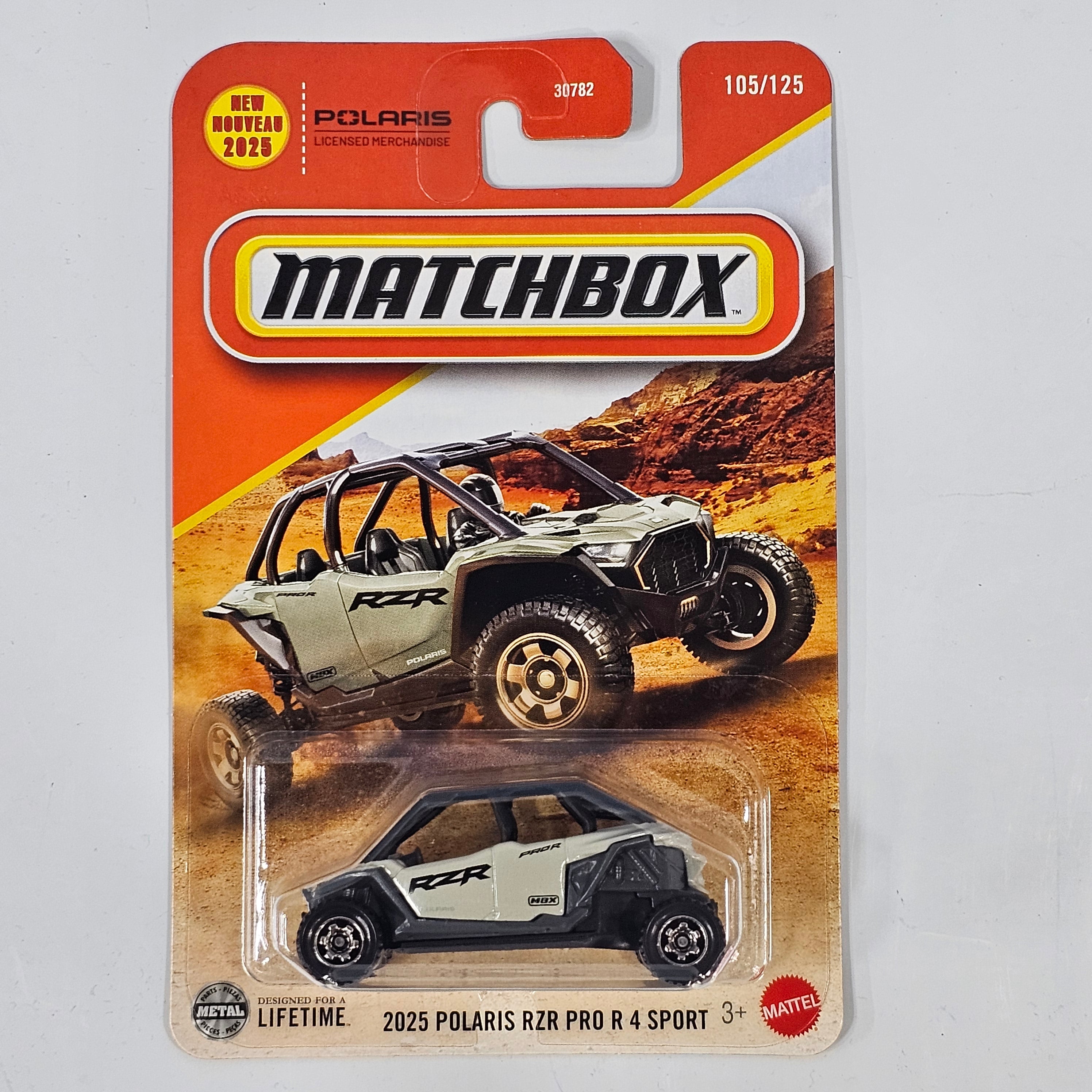 MATCHBOX 2025 POLARIS RZR PRO R 4 SPORT DASH M 2025