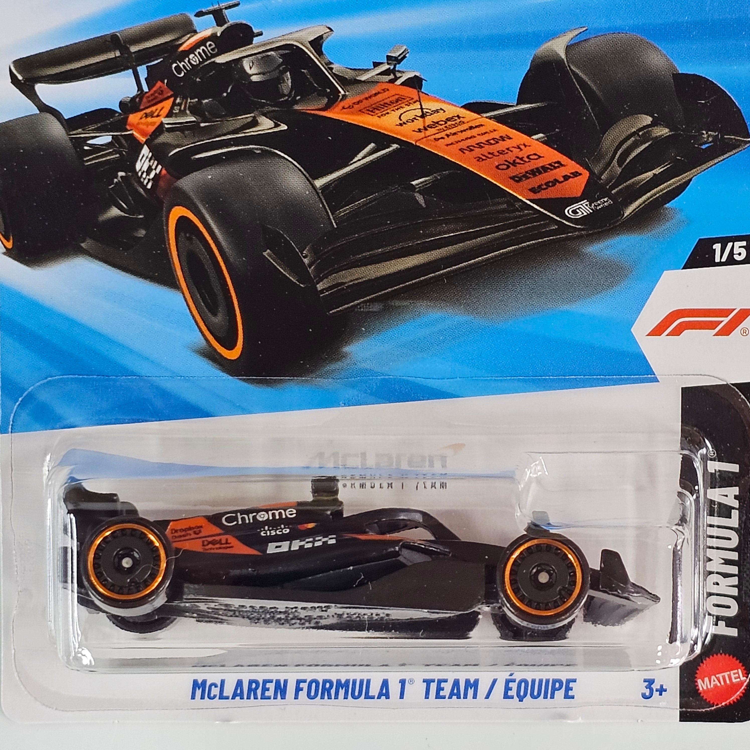 HOT WHEELS McLAREN FORMULA 1 TEAM / ÉQUIPE FORMULA1 CASE B 2026 MAINLINE