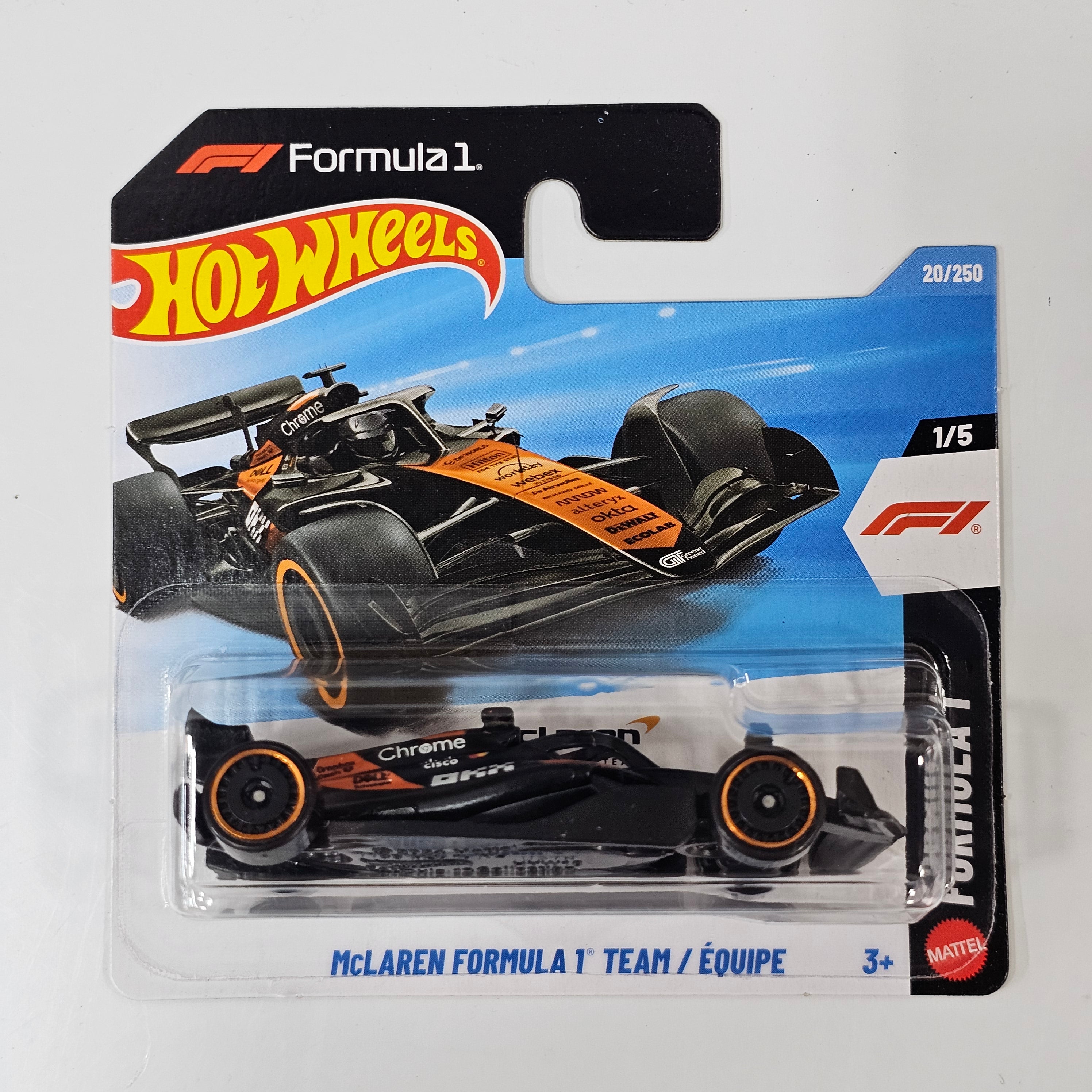 HOT WHEELS McLAREN FORMULA 1 TEAM / ÉQUIPE FORMULA1 CASE B 2026 MAINLINE
