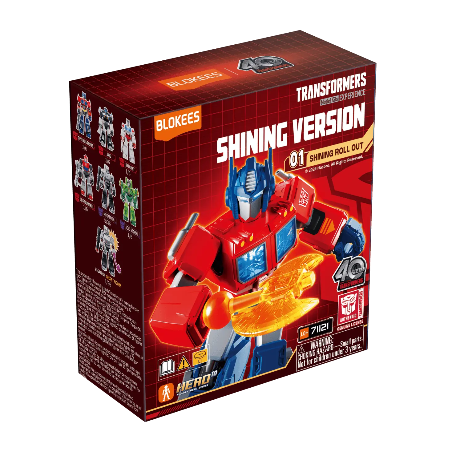 Blokees Transformers Shining Version 01 Shining Roll Out