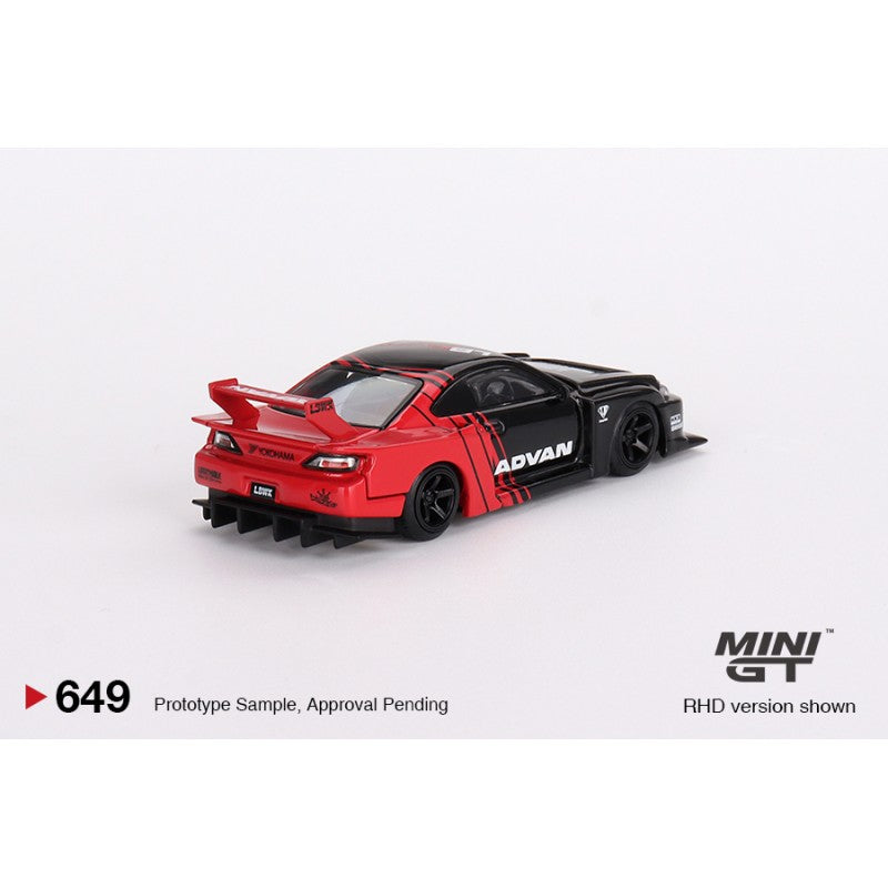 MINI GT LB-SUPER SILHOUETTE NISSAN S15 SILVIA ADVAN BOX 649