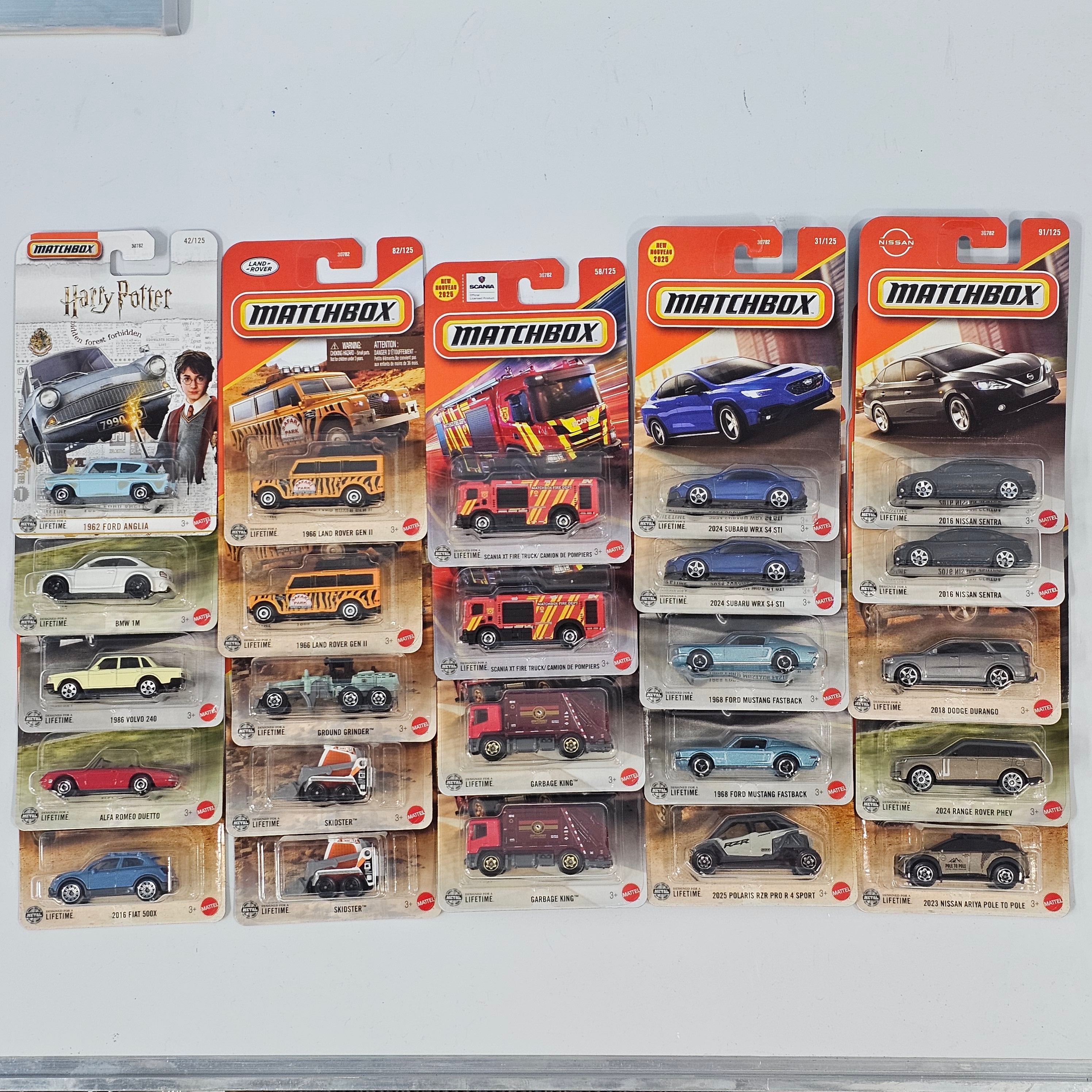 MATCHBOX DASH M 2025 COMPLETE SEALED BOX CASE OF 24PCS