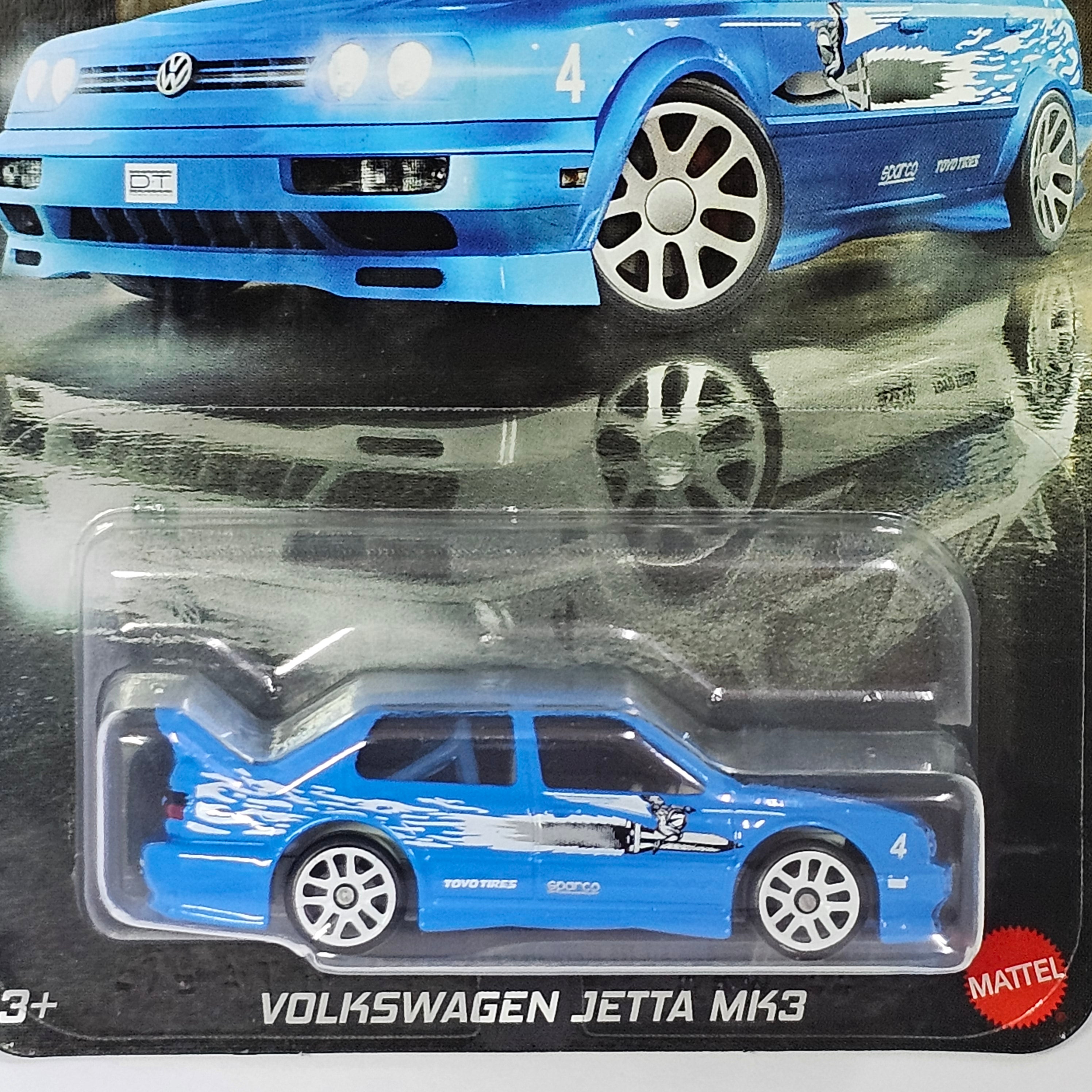 2025 HOT WHEELS VOLKSWAGEN JETTA MK3 EXCLUSIVE SILVER SERIES FAST AND FURIOUS GRAPHIC REMIX