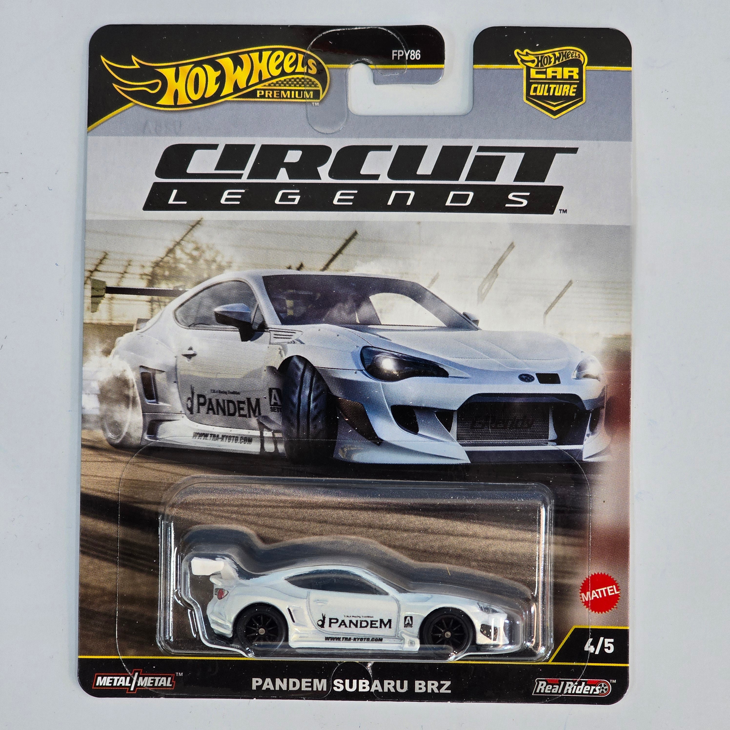 HOT WHEELS PREMIUM PADEM SUBARU BRZ CIRCUIT LAGENDS 2025 (JAPAN CARD)