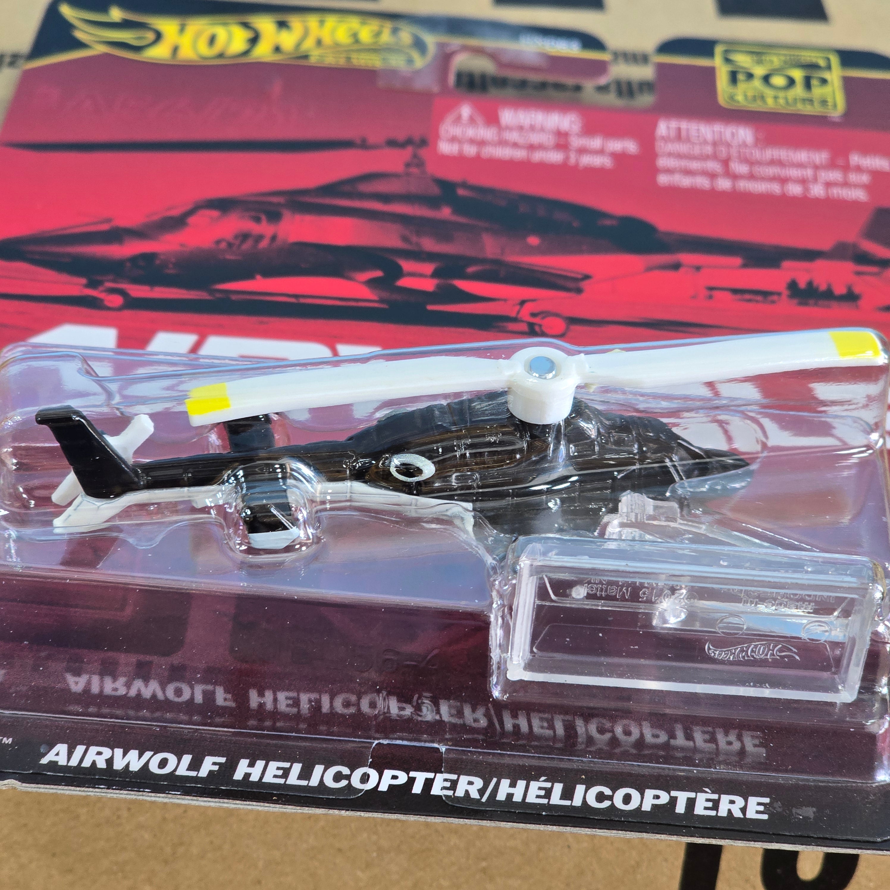 HOT WHEELS PREMIUM AIRWOLF HELICOPTER POP CULTURE