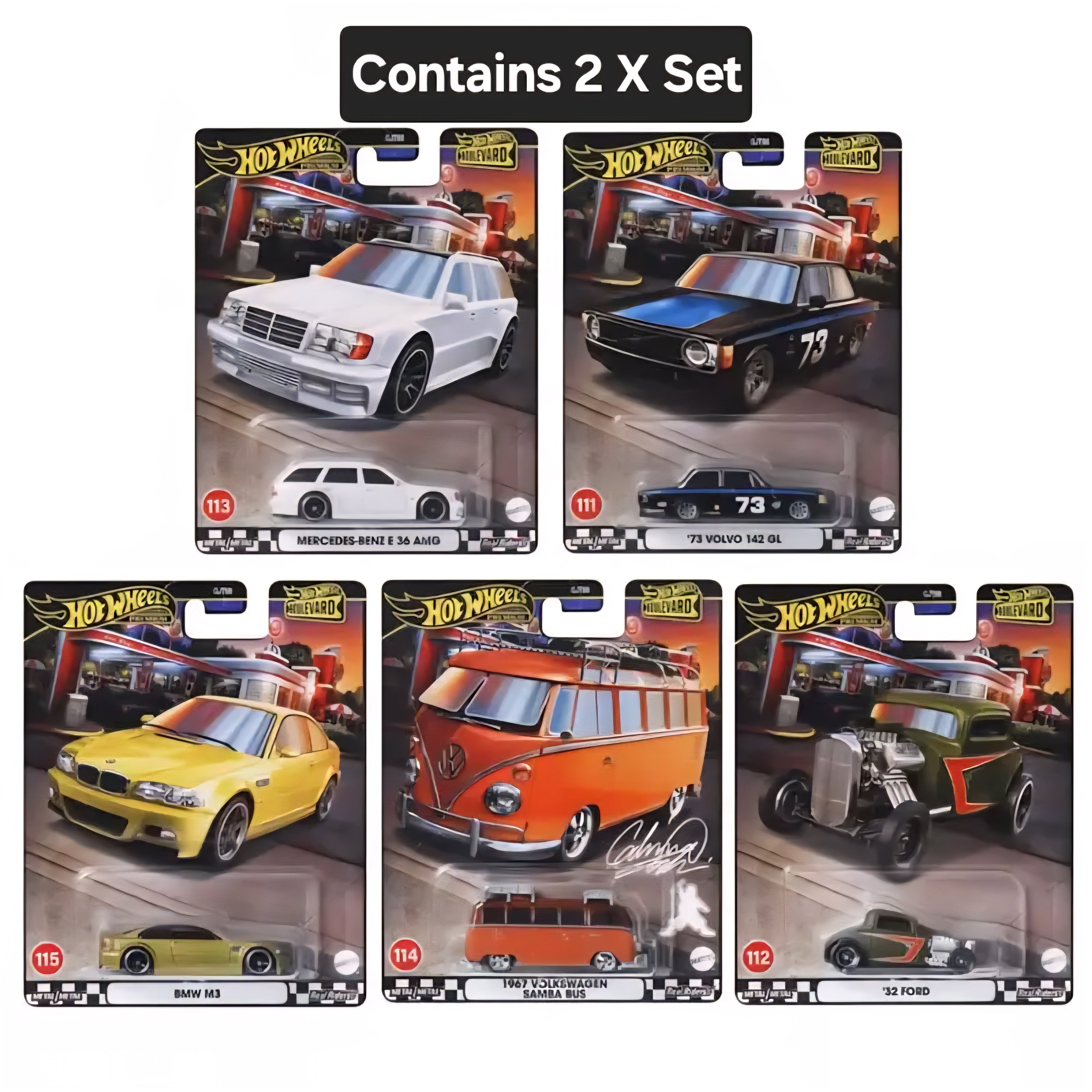 HOT WHEELS CASE PREMIUM BOULEVARD DASH Z 2024 COMPLETE SEALED BOX OF 10PCS