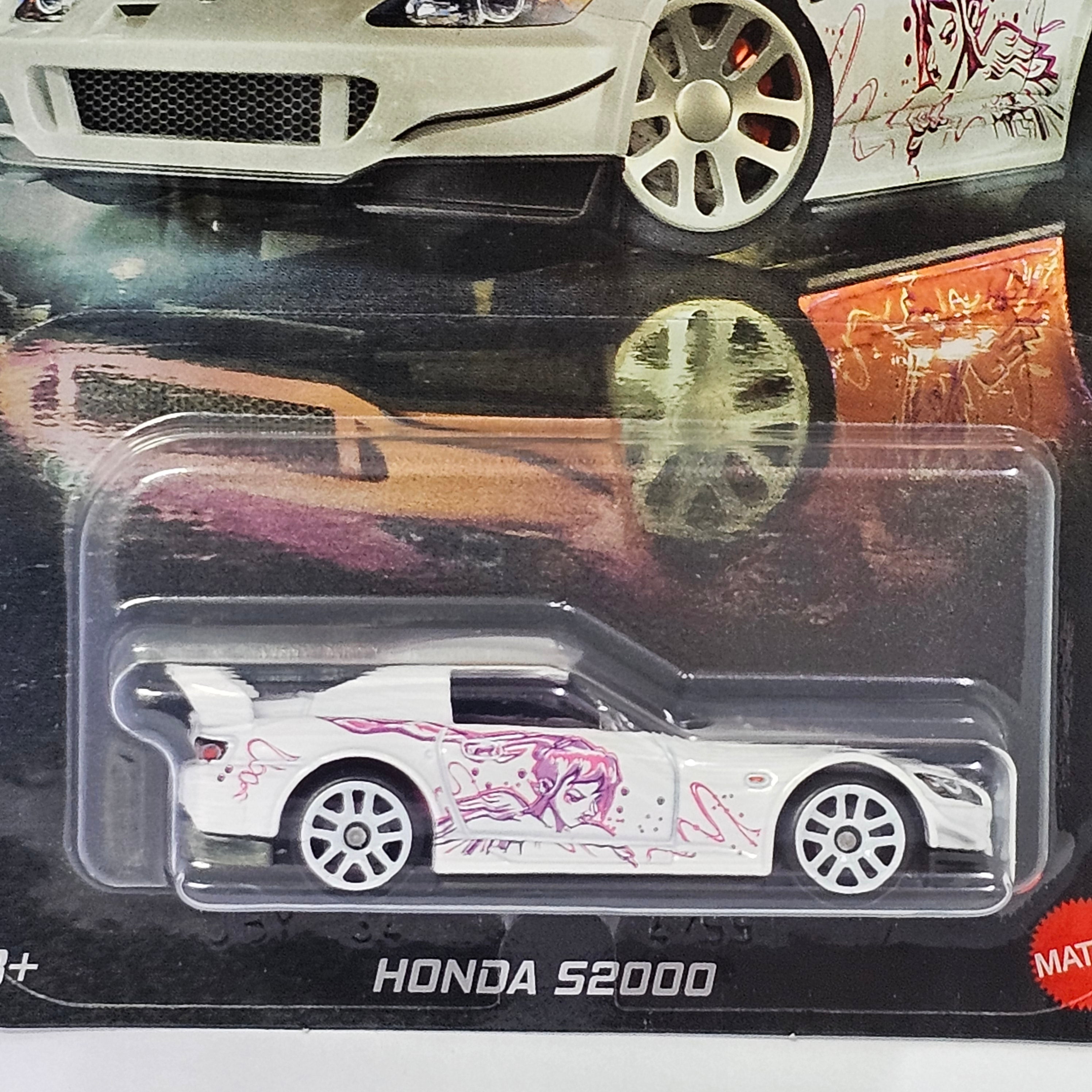 2025 HOT WHEELS HONDA S2000 EXCLUSIVE SILVER SERIES FAST AND FURIOUS GRAPHIC REMIX