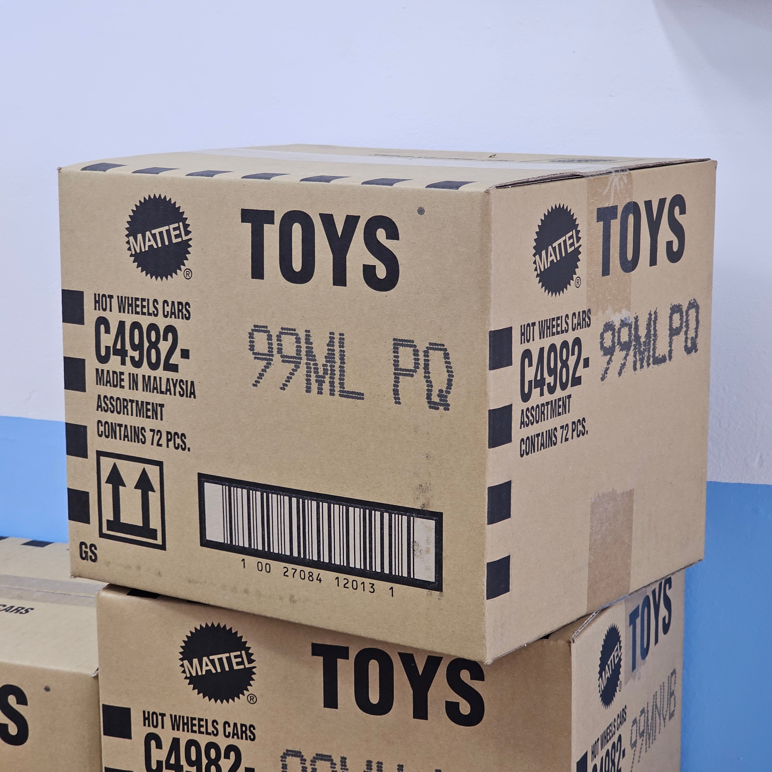 HOT WHEELS MAINLINE CASE L 2025 72pcs IN SEALED BOX