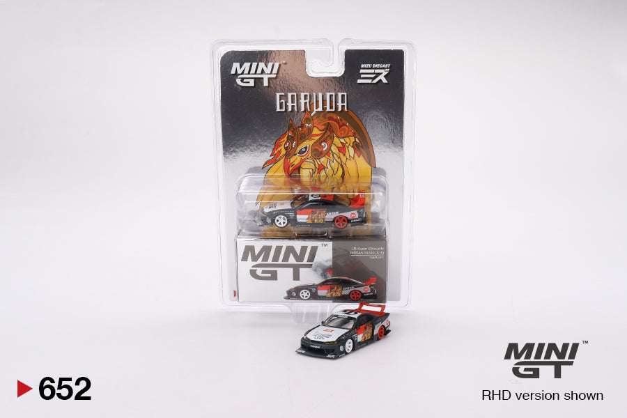 MINI GT LB-SUPER SILHOUETTE NISSAN SILVIA S15 GARUDA MIZU DIECAST BLISTER #652