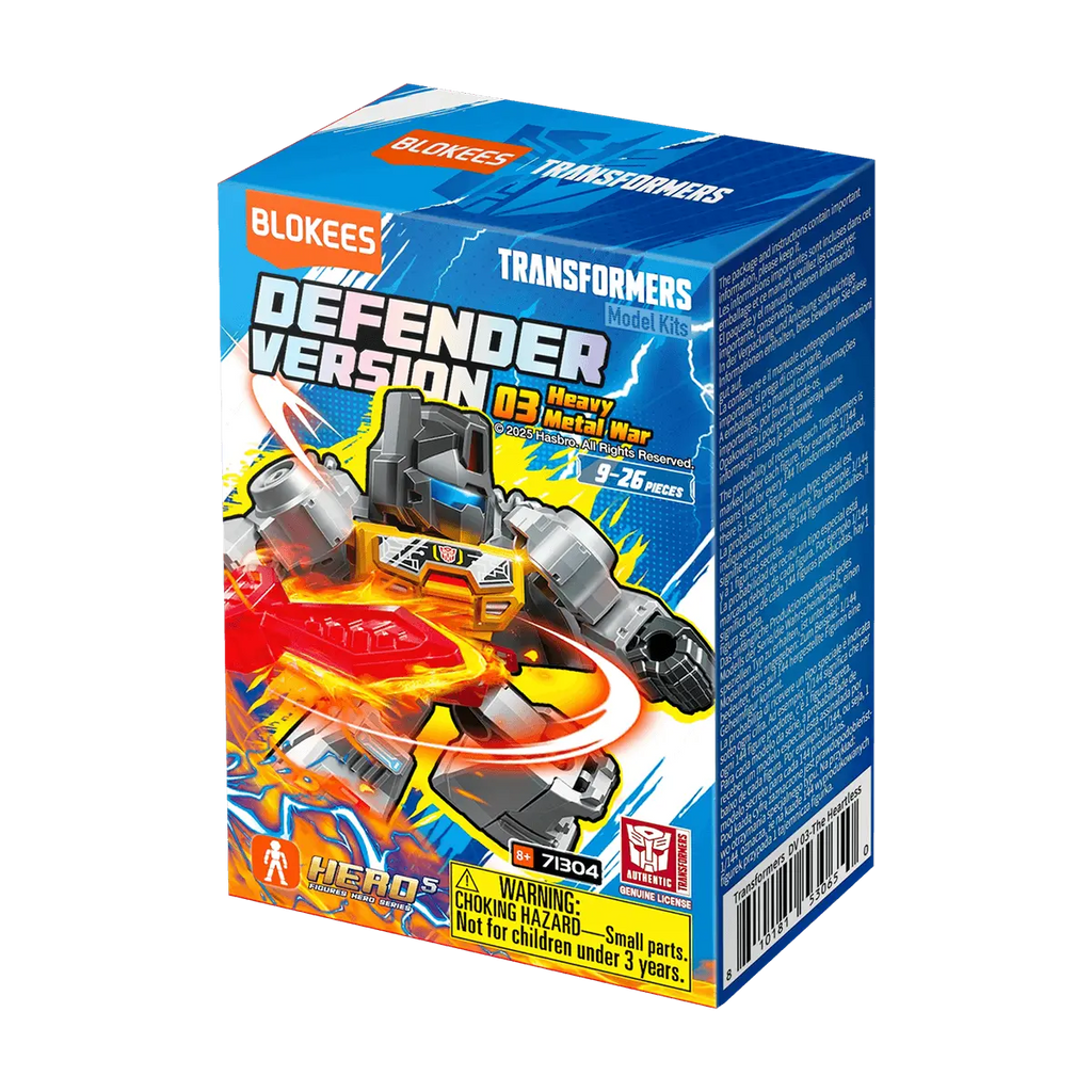 Blokees Transformers Defender Version 03 Heavy Metal War