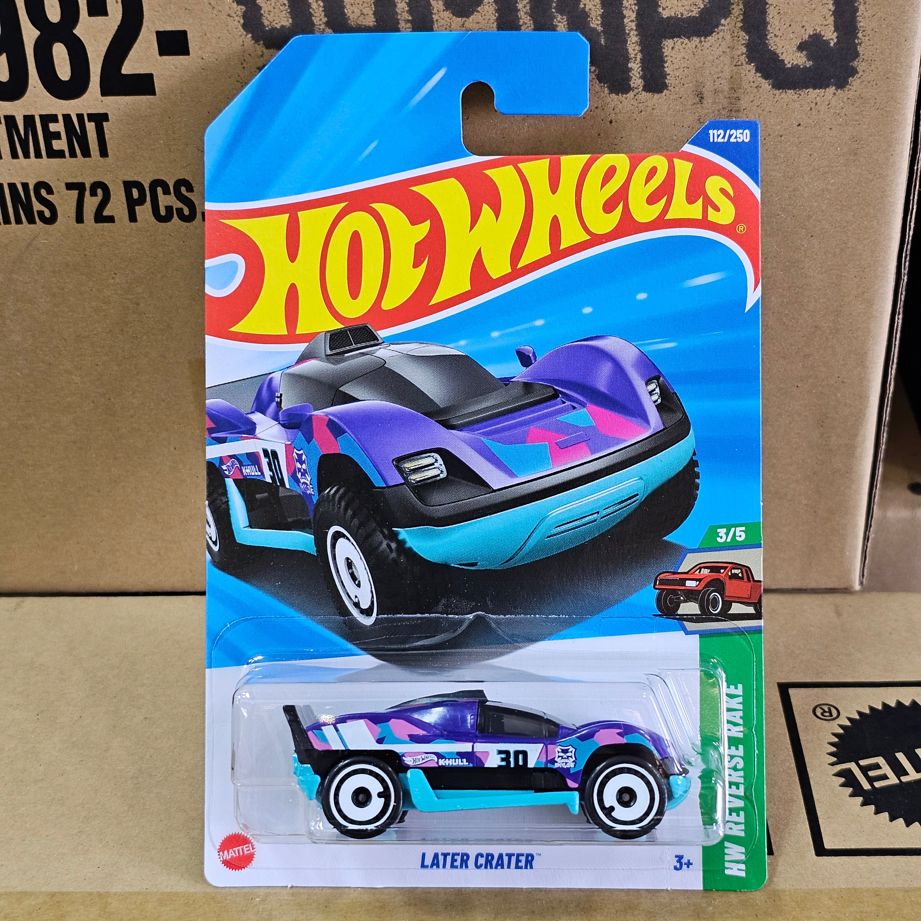 HOT WHEELS LATER CRATER CASE P 2025 MAINLINE