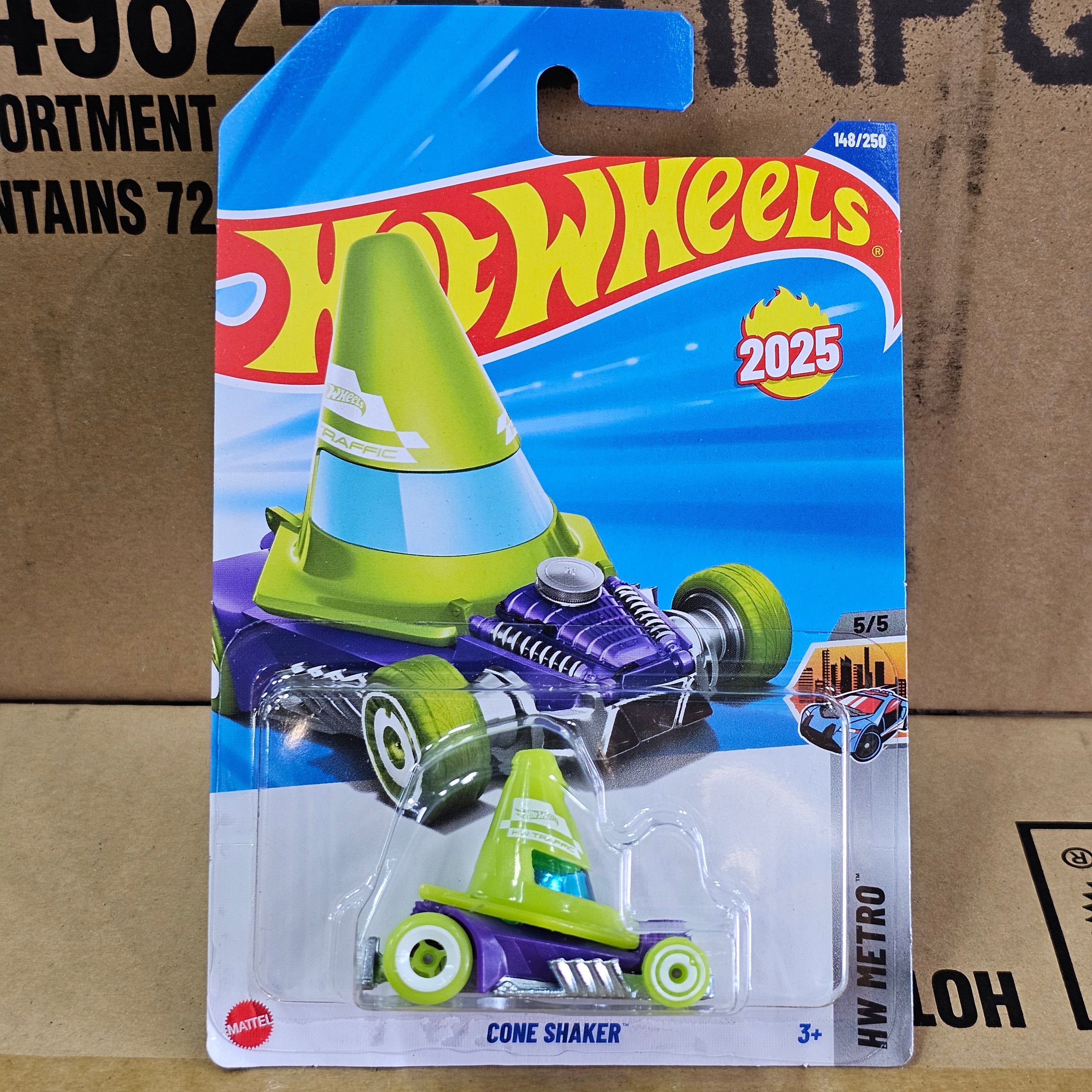 HOT WHEELS CONE SHAKER CASE P 2025 MAINLINE