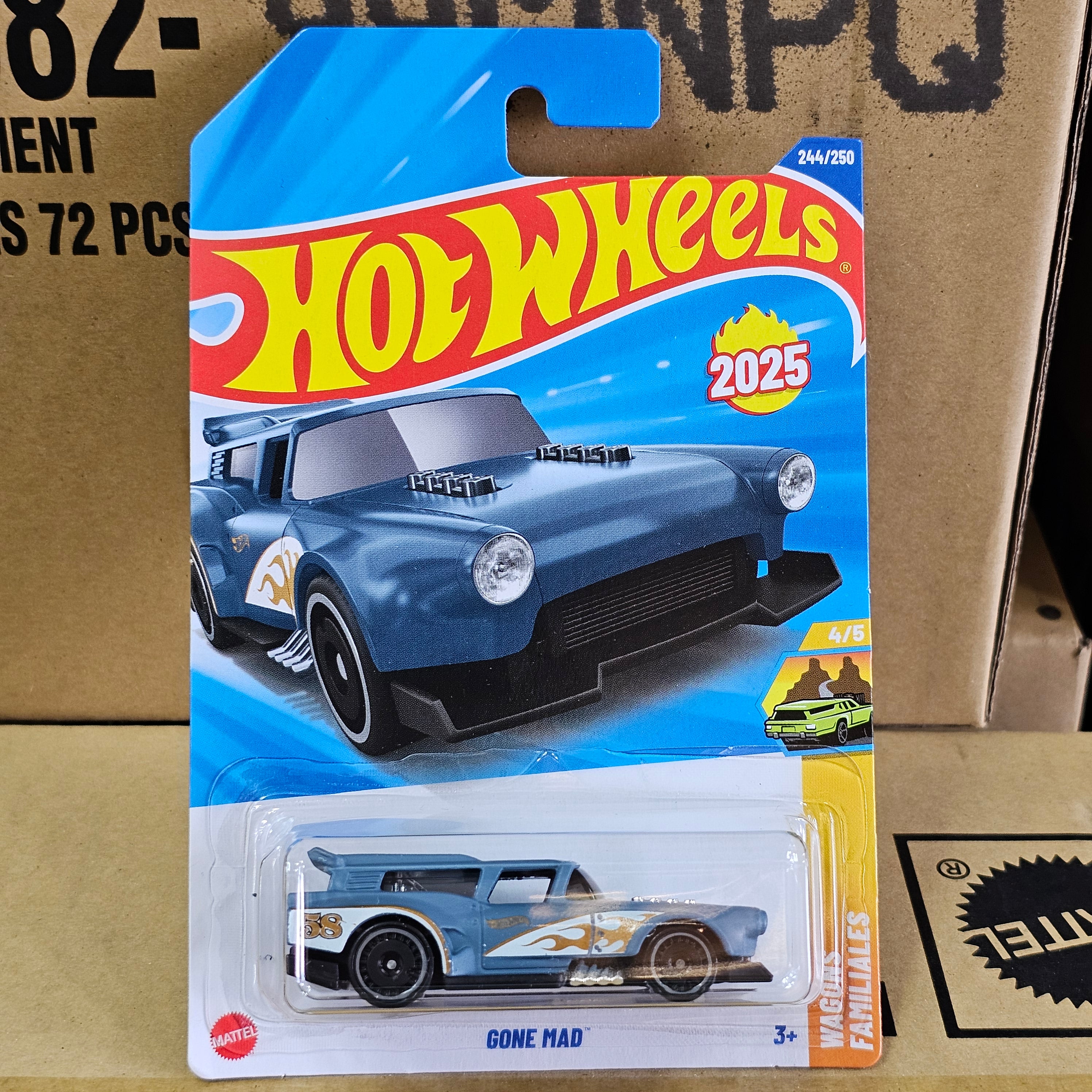 HOT WHEELS GONE MAD CASE P 2025 MAINLINE