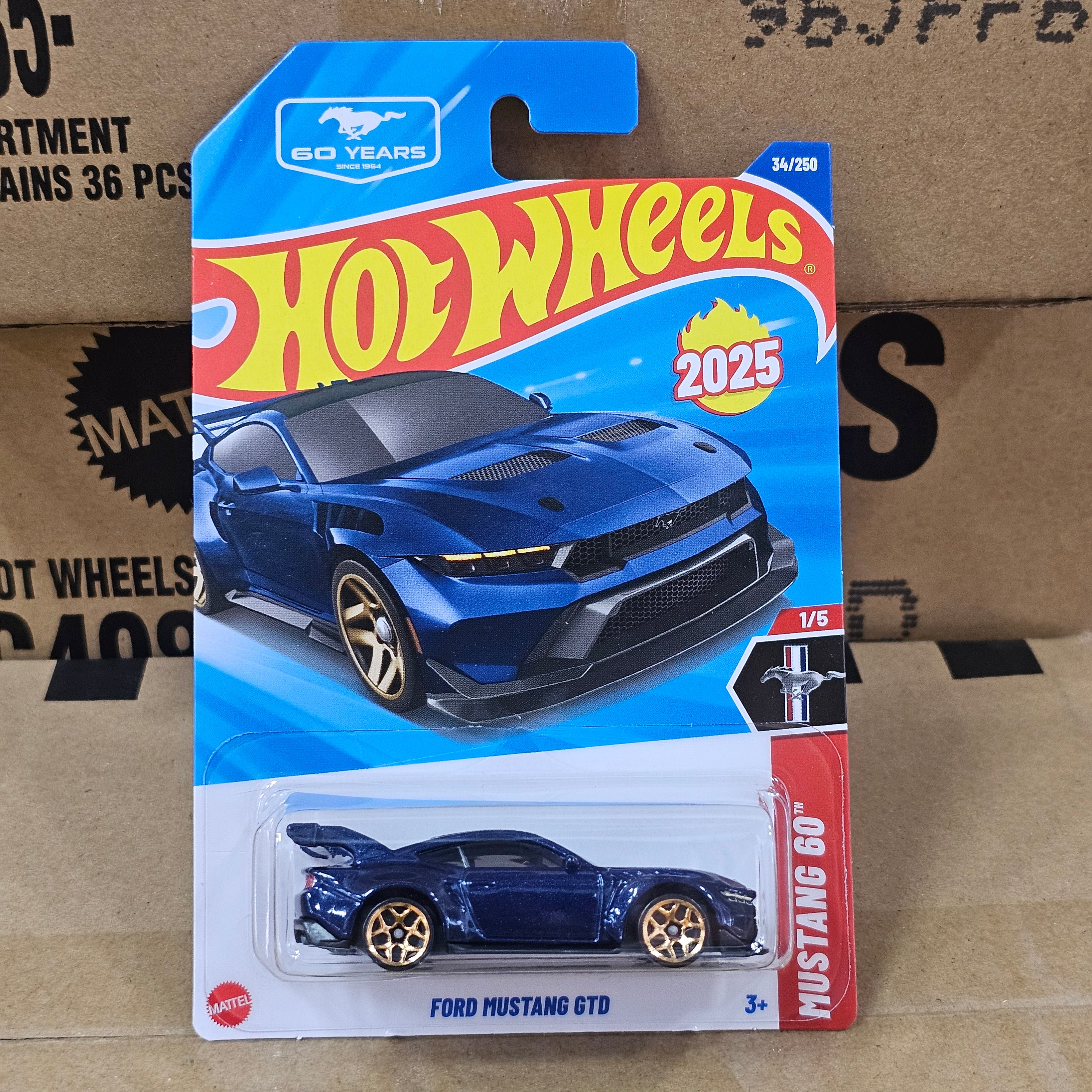 HOT WHEELS FORD MUSTANG GTD CASE P 2025 MAINLINE