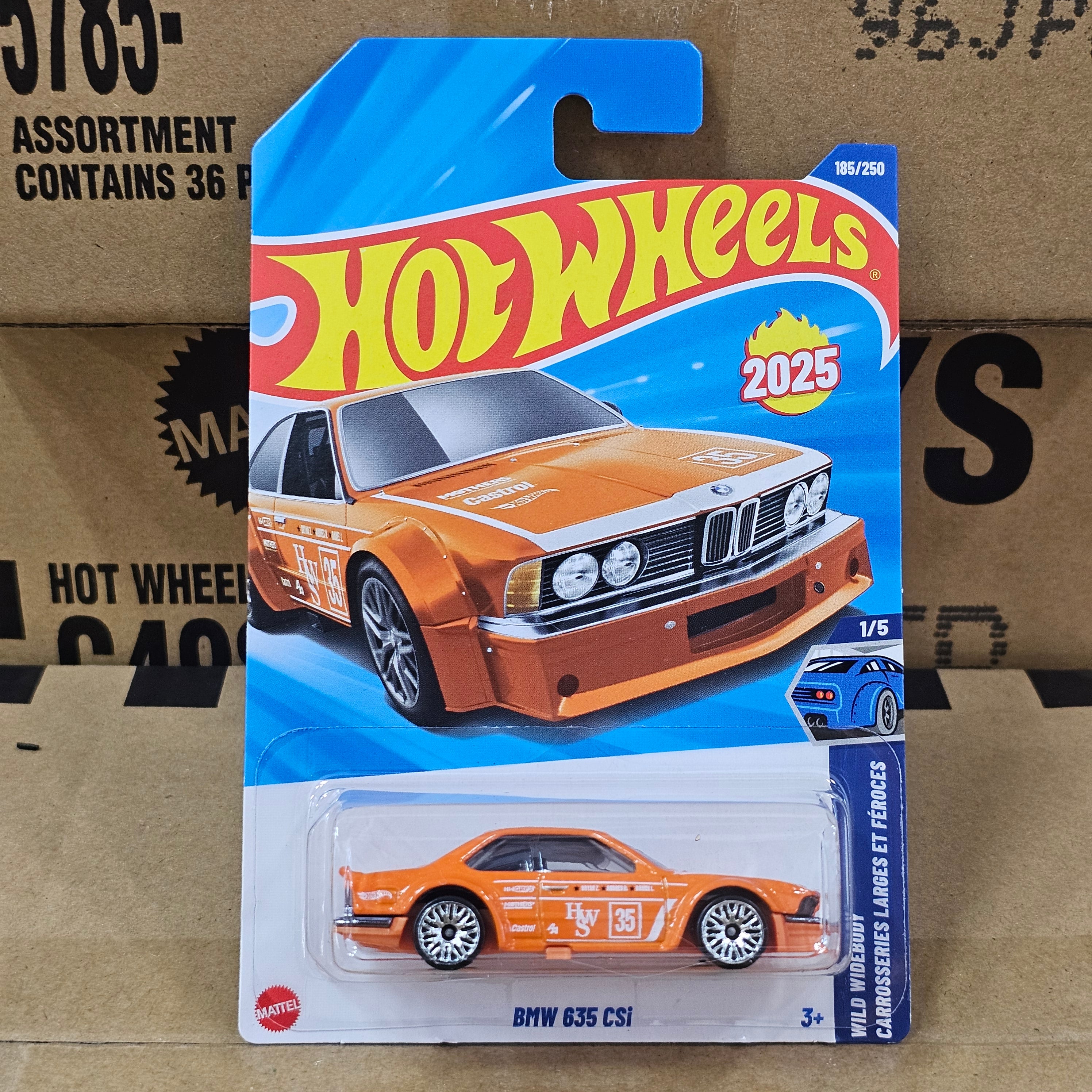 HOT WHEELS BMW 635 CSi CASE P 2025 MAINLINE