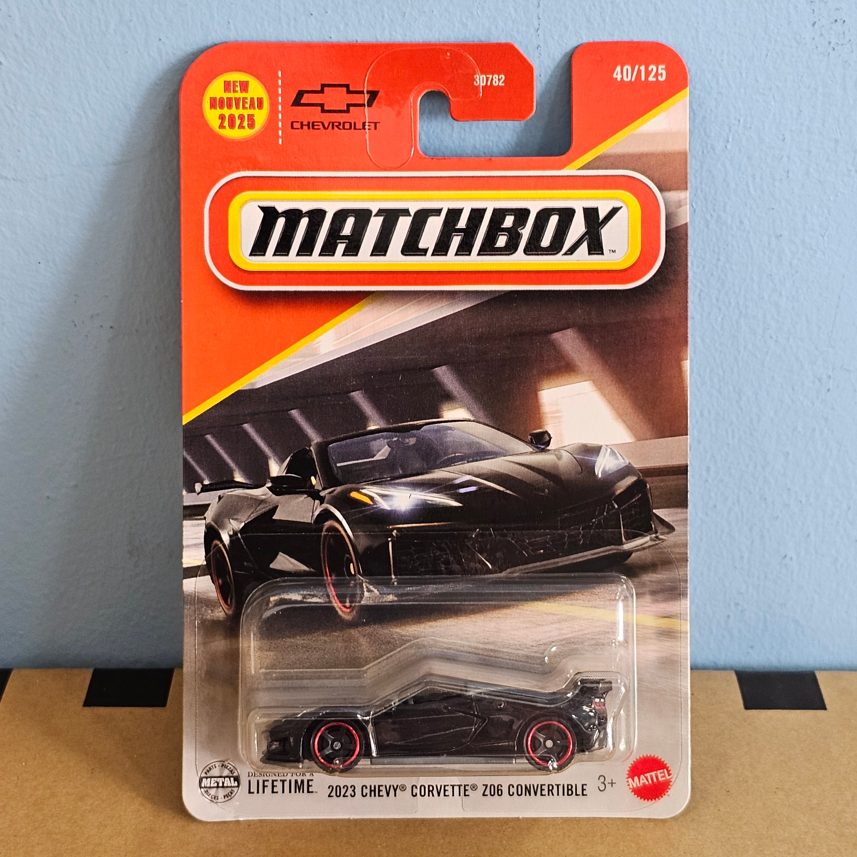 MATCHBOX 2023 CHEVY CORVETTE Z06 CONVERTIBLE DASH L 2025