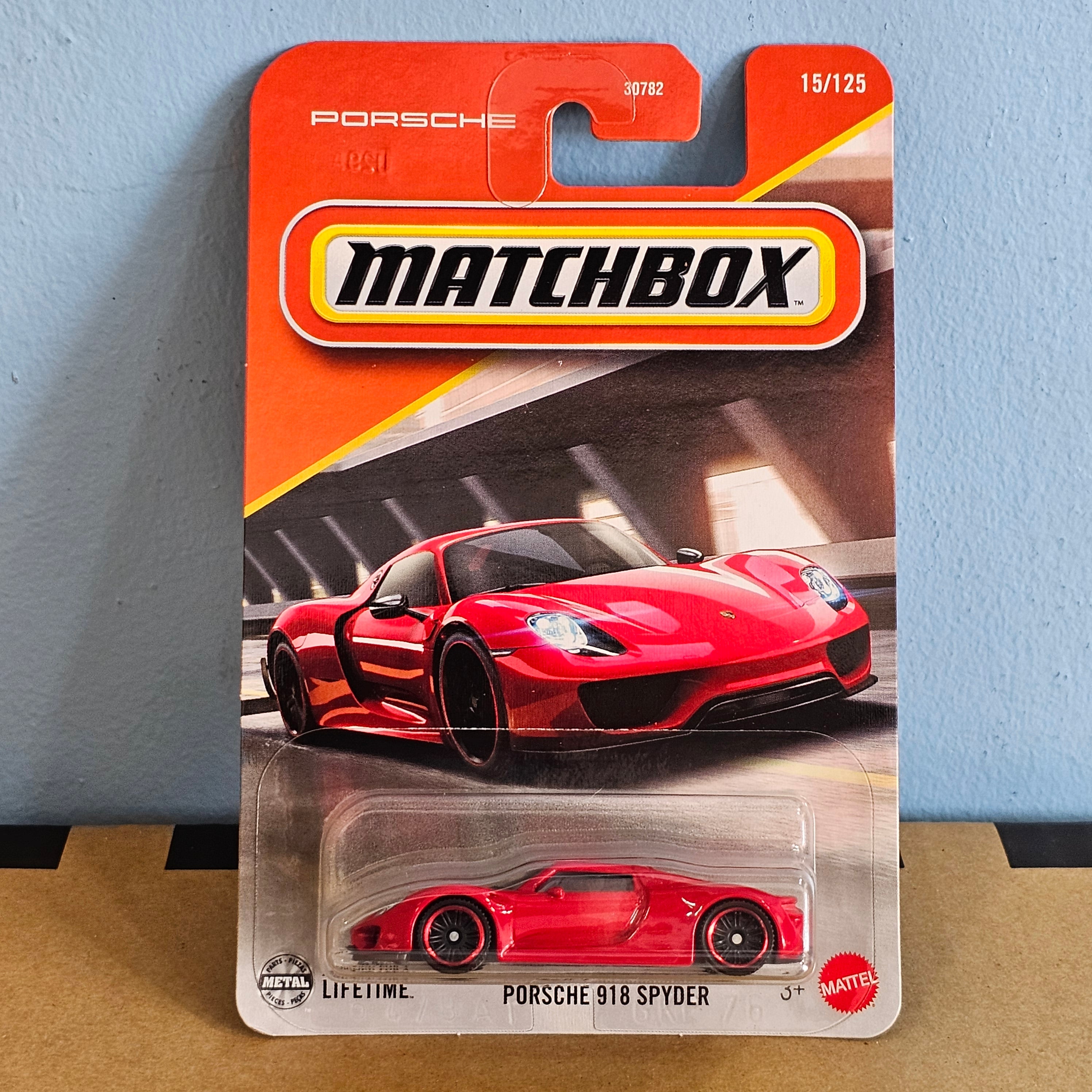 MATCHBOX PORSCHE 918 SPYDER DASH L 2025