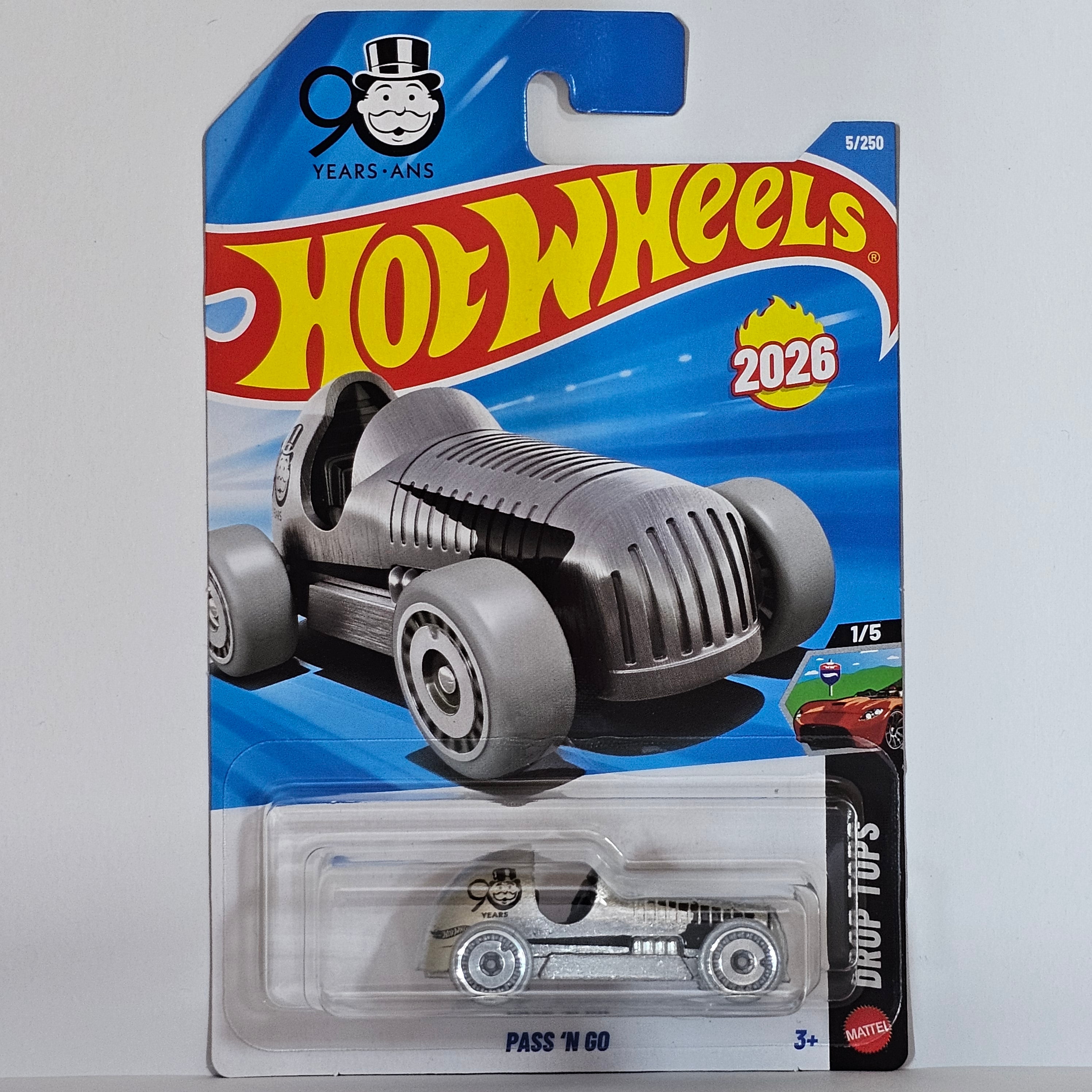 HOT WHEELS PASS 'N GO MONOPOLY CASE A 2026 MAINLINE