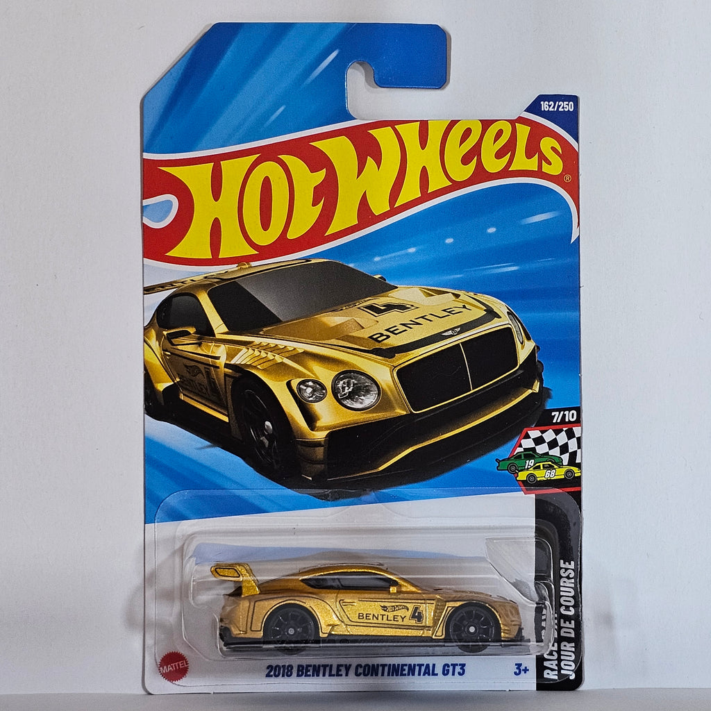 HOT WHEELS 2018 BENTLEY CONTINENTAL GT3 CASE Q 2025 MAINLINE