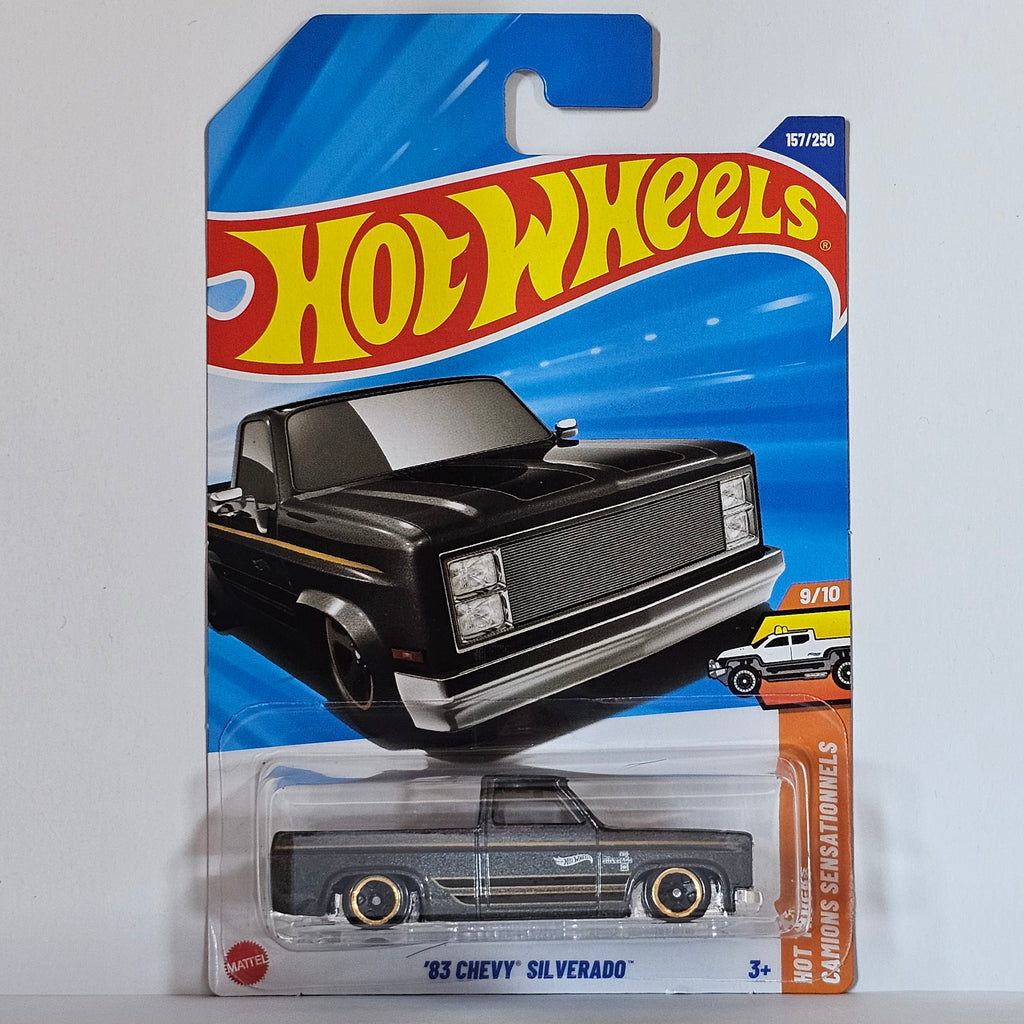 HOT WHEELS '83 CHEVY SILVERADO' CASE Q 2025 MAINLINE