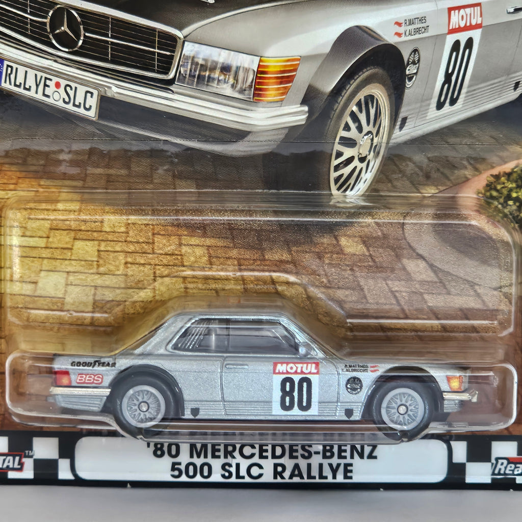 HOT WHEELS PREMIUM '80 MERCEDES-BENZ T1 500 SLC RALLYE 2025 BOULEVARD MIX 4D