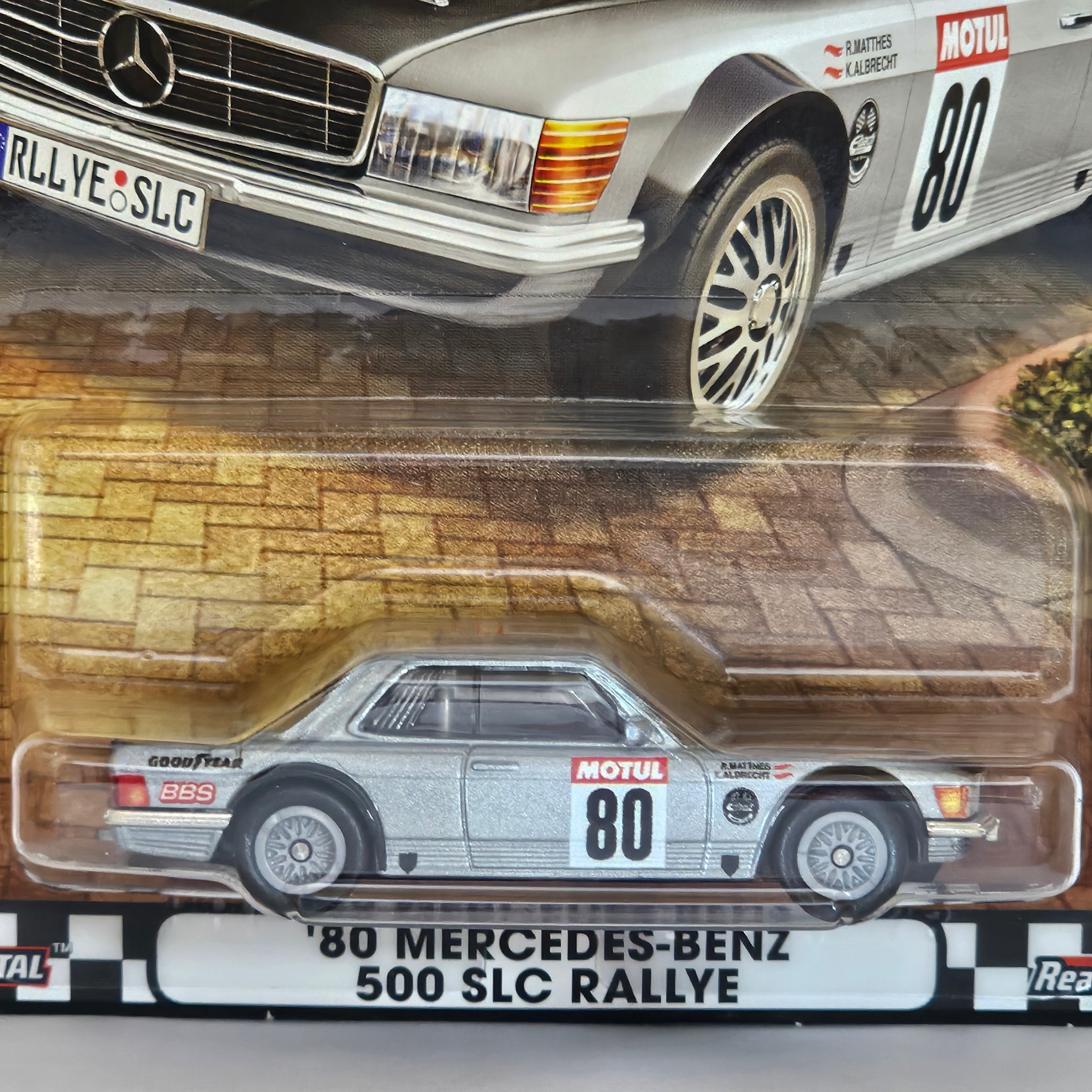 HOT WHEELS PREMIUM '80 MERCEDES-BENZ T1 500 SLC RALLYE 2025 BOULEVARD MIX 4D