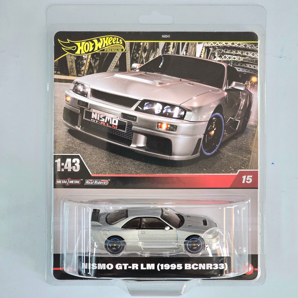 HOT WHEELS PREMIUM SCALE 1:43 COMBO 3 PCS NISSAN SKYLINE GT-R R33 NISMO + TOYOTA 4RUNNER + MCLAREN F1 GTR