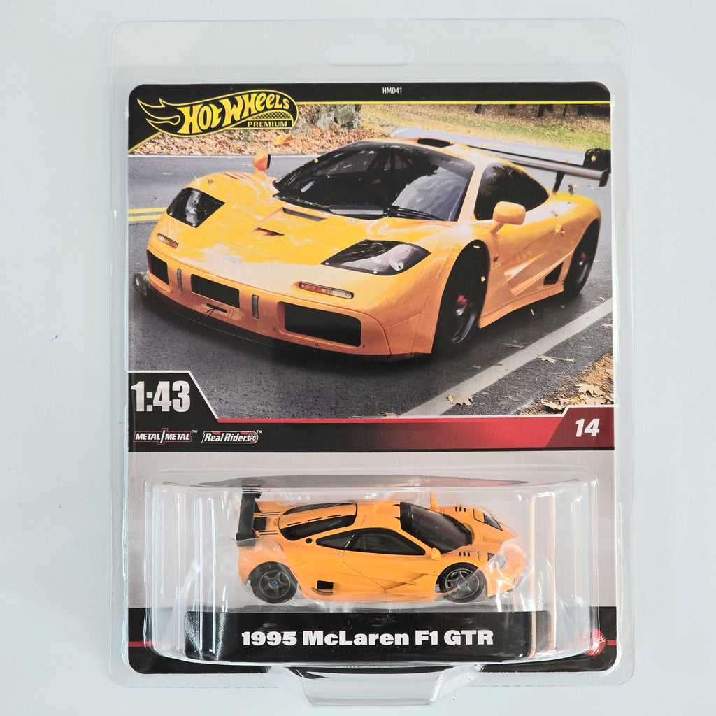 HOT WHEELS PREMIUM SCALE 1:43 1995 MCLAREN F1 GTR