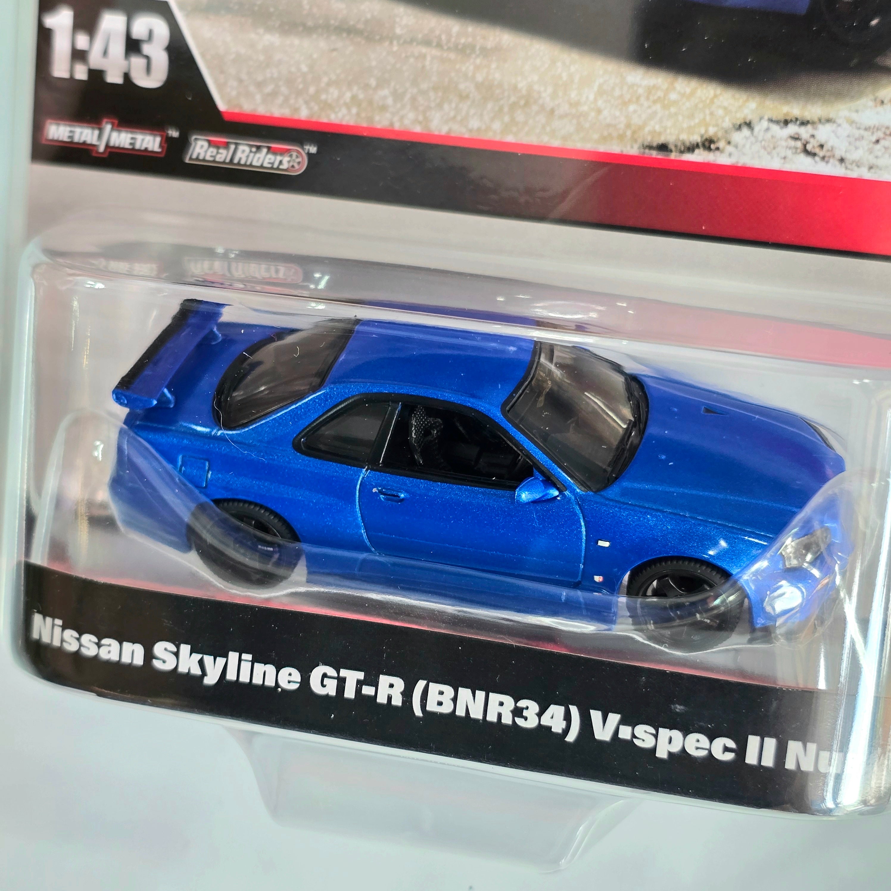 HOT WHEELS PREMIUM SCALE 1:43 NISSAN SKYLINE GT-R (BNR34) V-SPEC II 2025