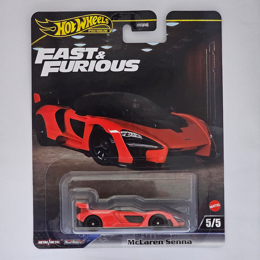 HOT WHEELS PREMIUM MCLAREN SENNA FAST AND FURIOUS FROM FAST X