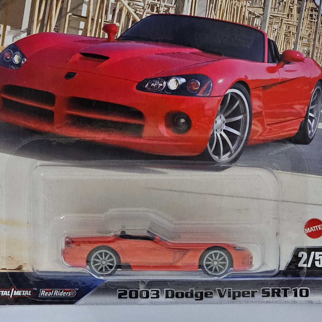 HOT WHEELS PREMIUM 2003 DODGE VIPER SRT 10 FAST AND FURIOUS Tokyo Drift