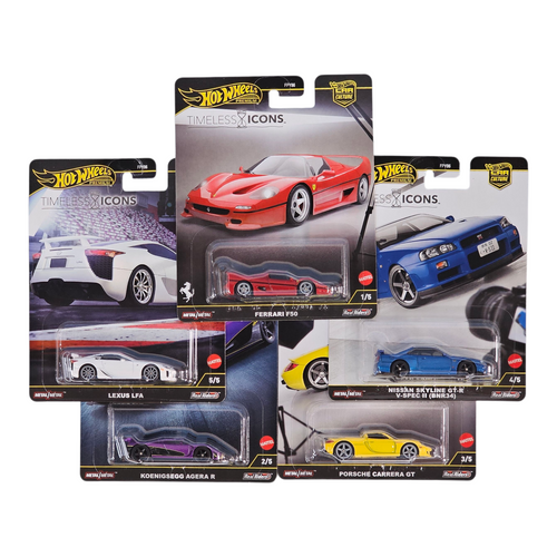 Hot Wheels TIMELESS ICONS チェイス GT-R HotWheels Malaysia | Hot