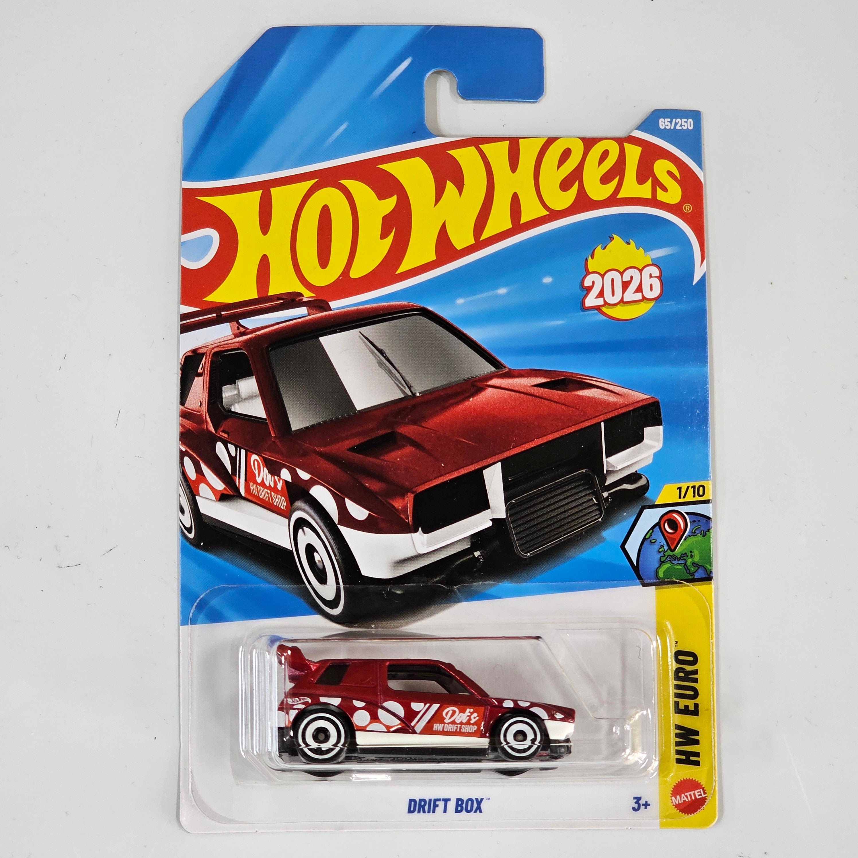 HOT WHEELS DRIFT BOX HW EURO CASE B 2026 MAINLINE