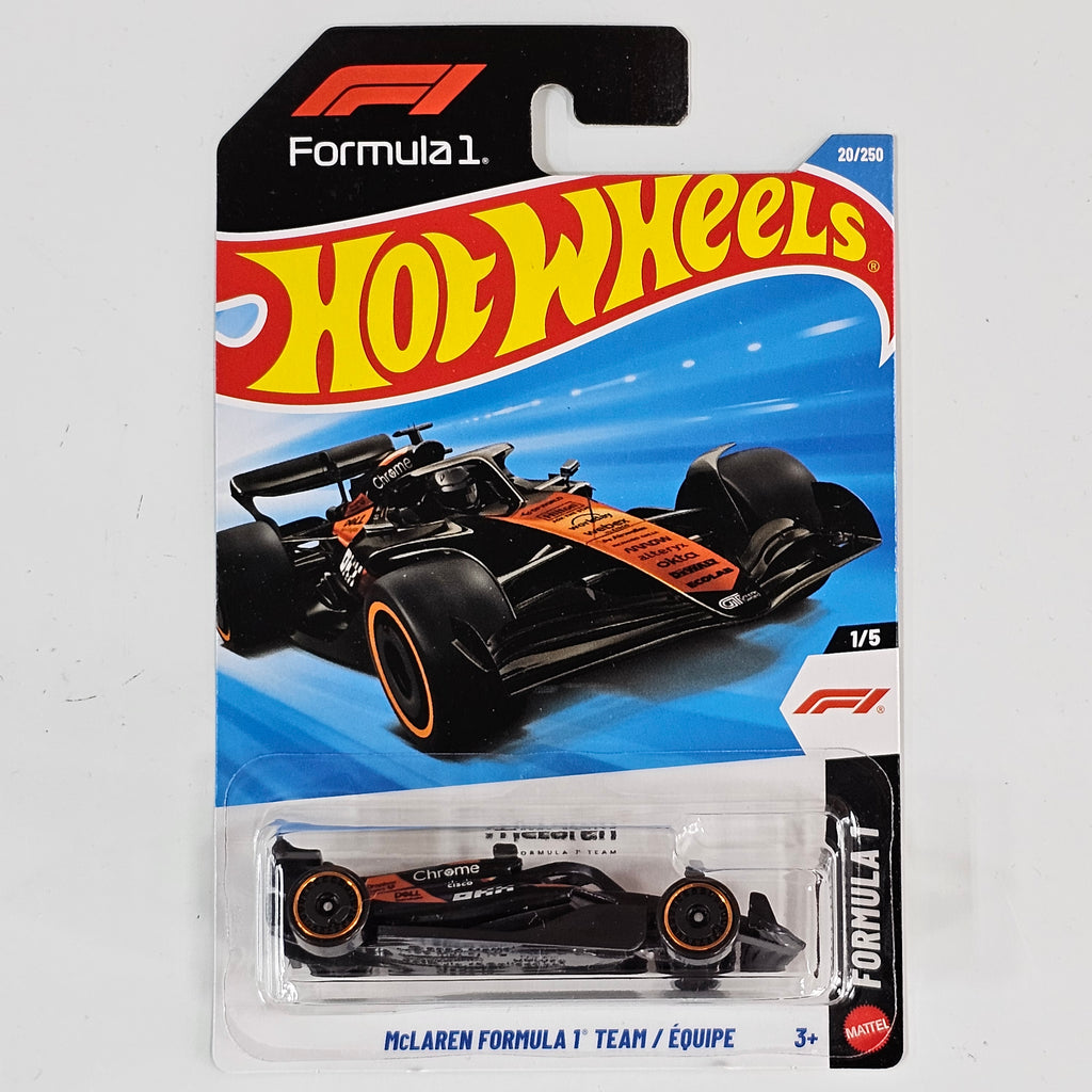 HOT WHEELS McLAREN FORMULA 1 TEAM / ÉQUIPE FORMULA1 CASE B 2026 MAINLINE