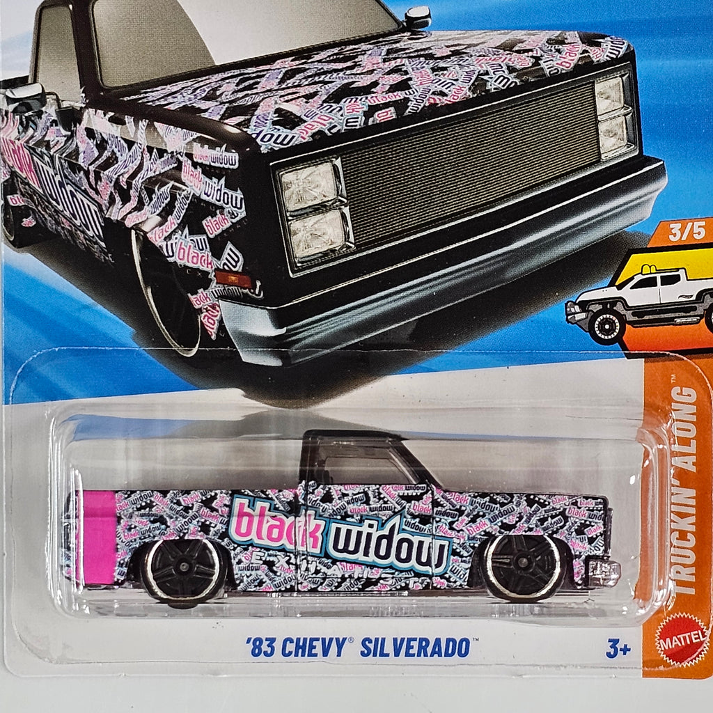 HOT WHEELS 83 CHEVY SILVERADO TRUCKIN  ALONG CASE B 2026 MAINLINE