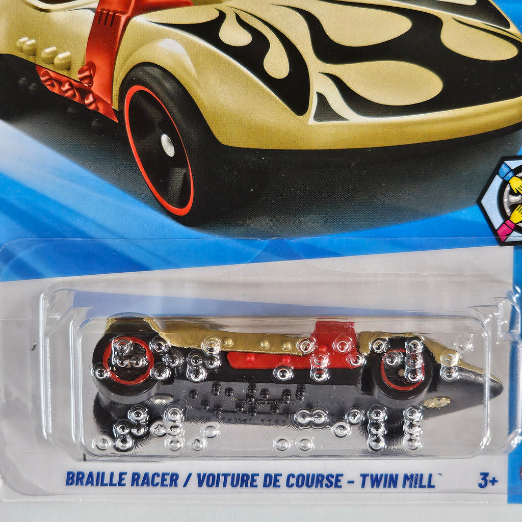 HOT WHEELS BRAILLE RACER / VOITURE DE COURSE - TWIN MILL HW ALL DRIVERS WELCOME   CASE B 2026 MAINLINE