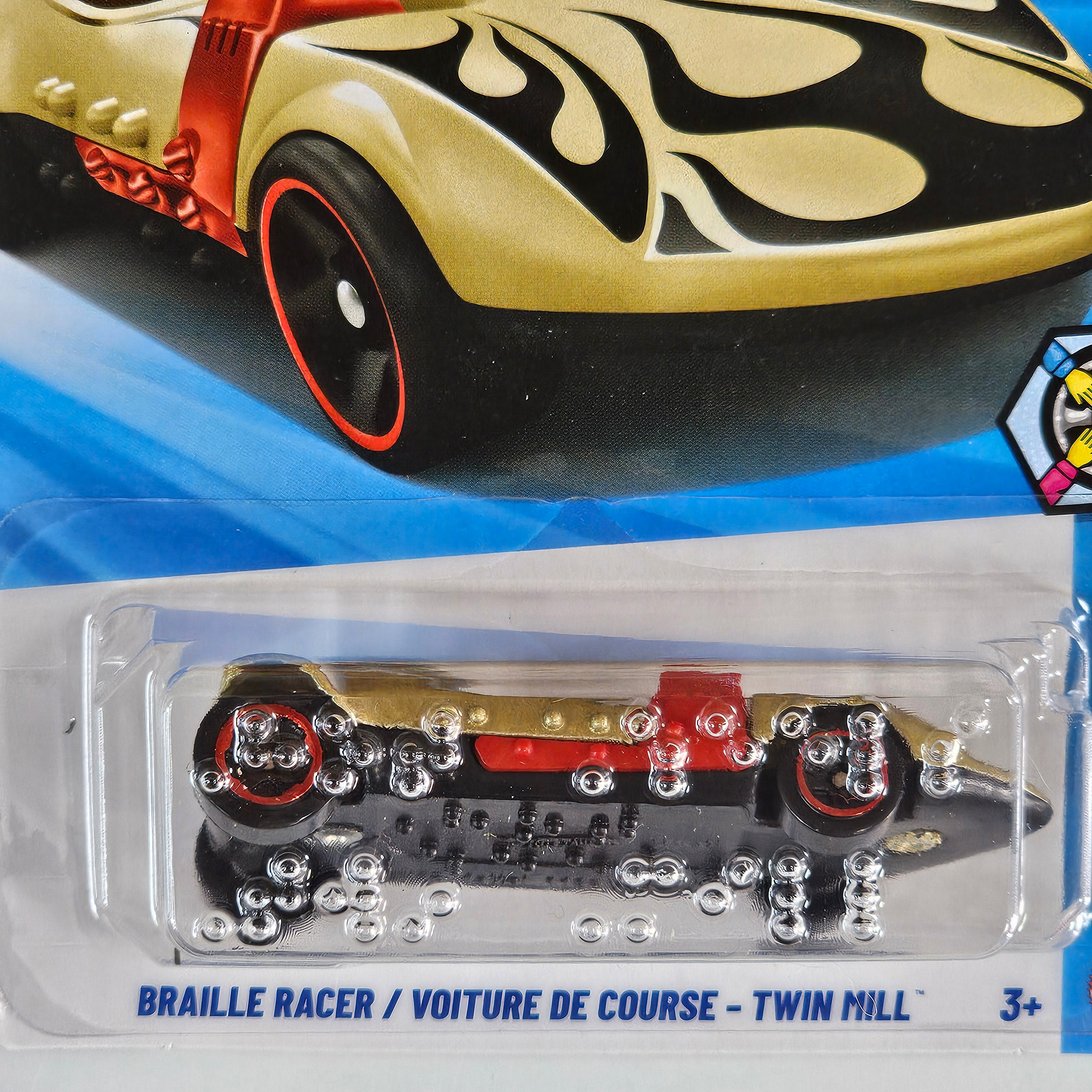 HOT WHEELS BRAILLE RACER / VOITURE DE COURSE - TWIN MILL HW ALL DRIVERS WELCOME   CASE B 2026 MAINLINE
