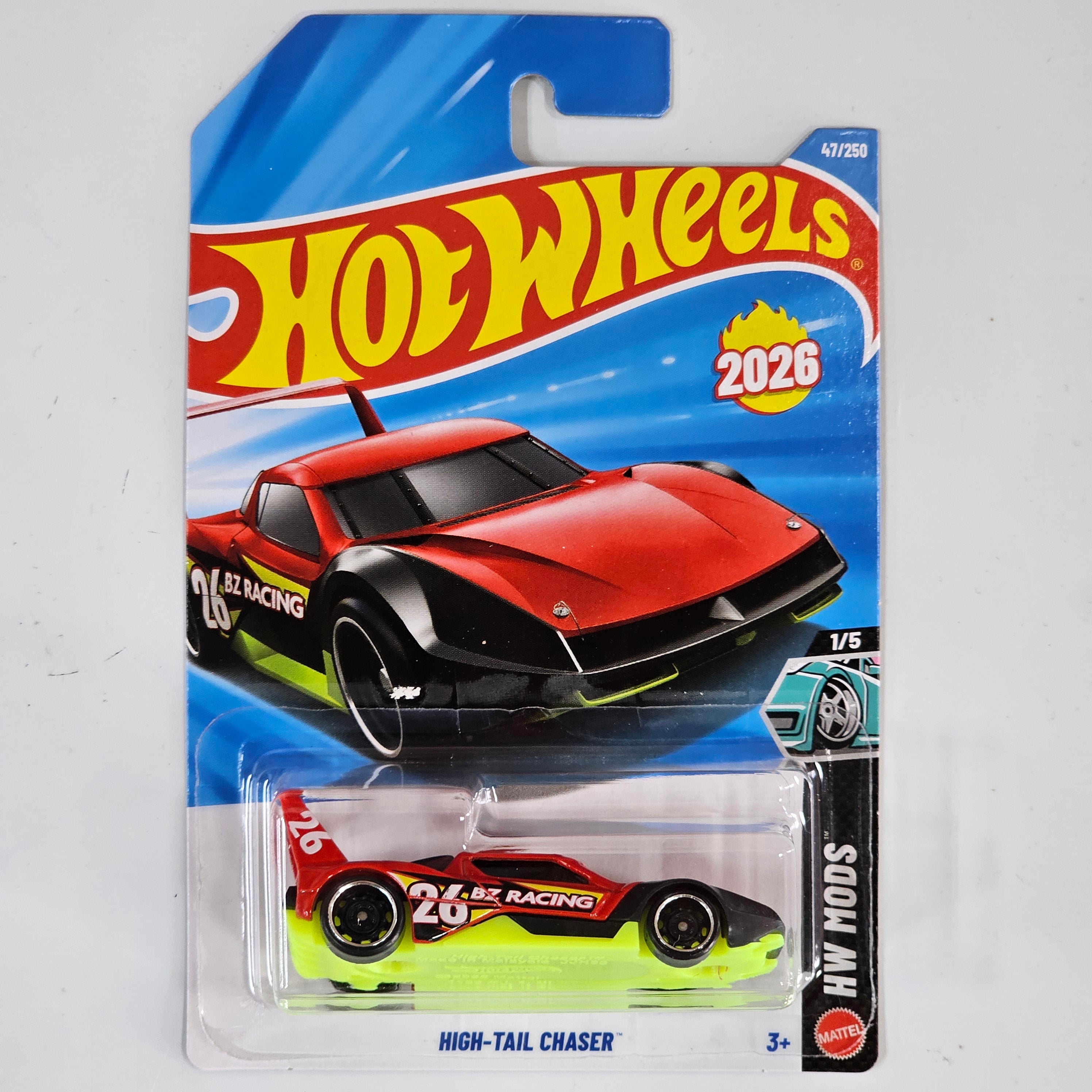 HOT WHEELS HIGH TAIL CHASER HW MODS CASE B 2026 MAINLINE