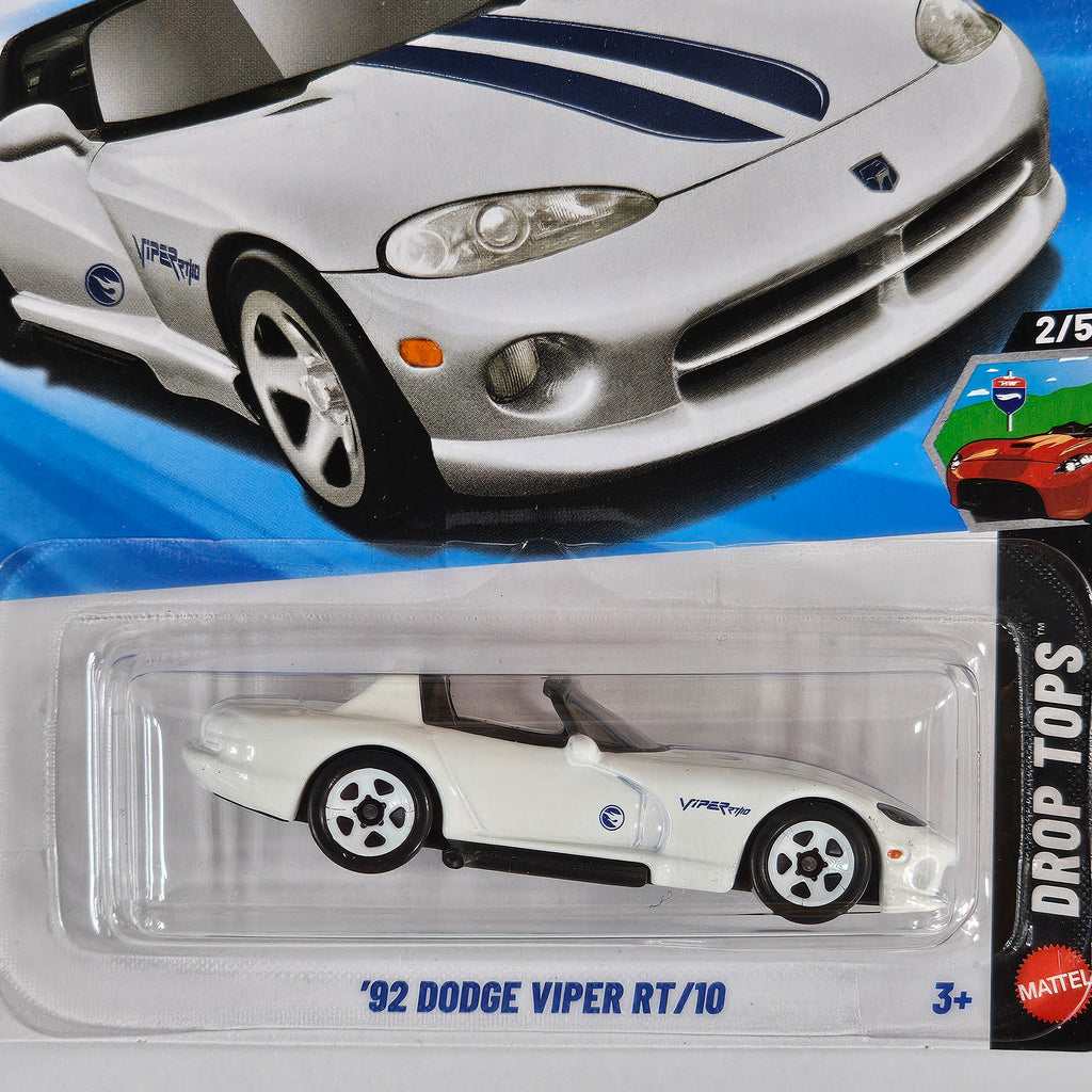 HOT WHEELS RTH TREASURE HUNT 92 DODGE VIPER RT/10 DROP TOPS CASE B 2026 MAINLINE