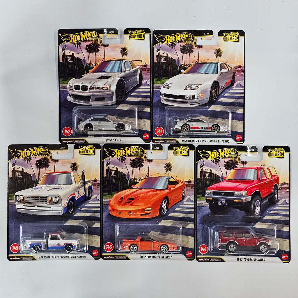 HOT WHEELS PREMIUM BOULEVARD MIX 1 2026 COMPLETE SET OF 5PCS