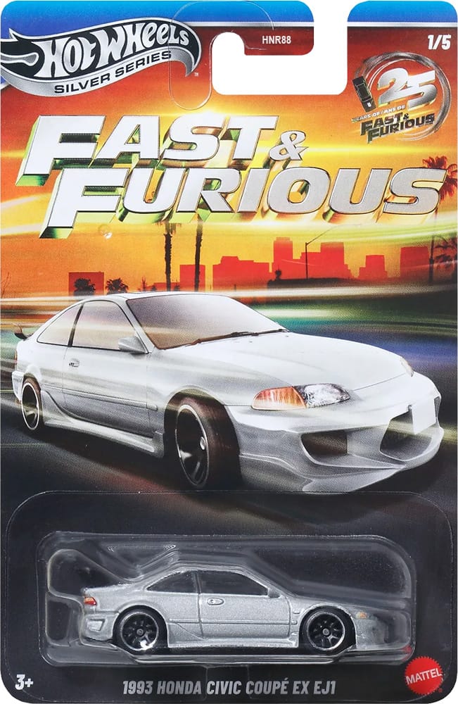 COMPLETE SET HOT WHEELS EXCLUSIVE SILVER SERIES 2026 FAST & FURIOUS 25th Anniversary 5PCS