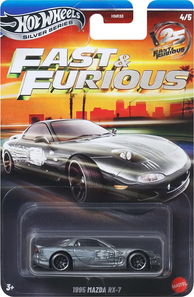 COMPLETE SET HOT WHEELS EXCLUSIVE SILVER SERIES 2026 FAST & FURIOUS 25th Anniversary 5PCS
