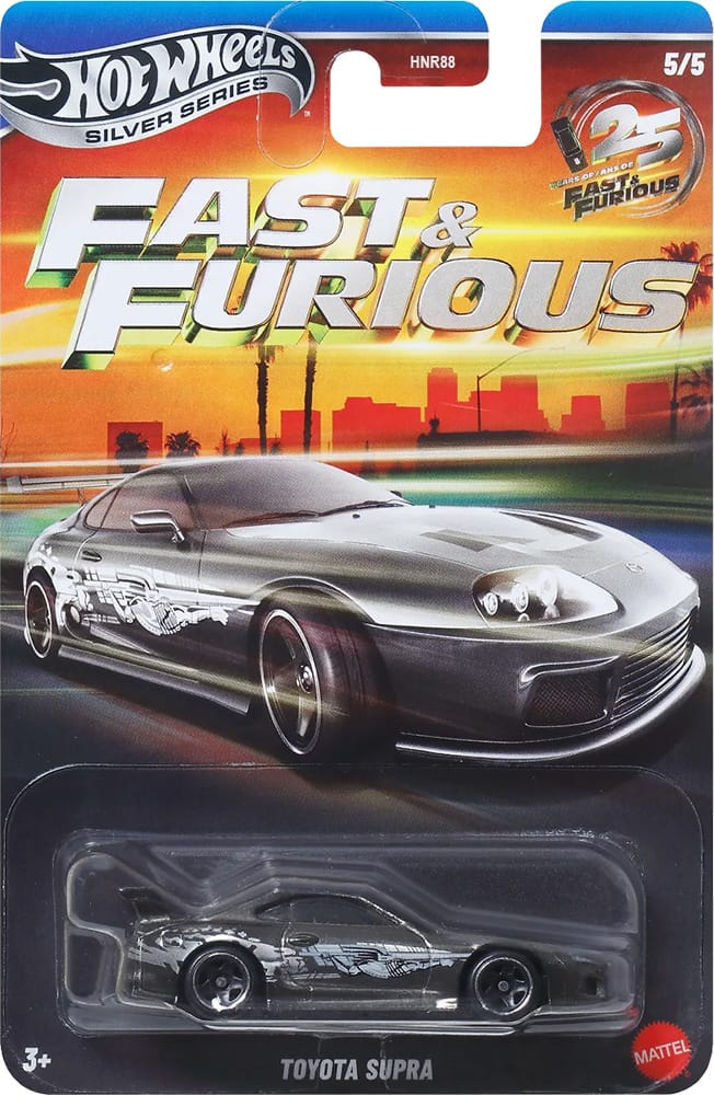 COMPLETE SET HOT WHEELS EXCLUSIVE SILVER SERIES 2026 FAST & FURIOUS 25th Anniversary 5PCS